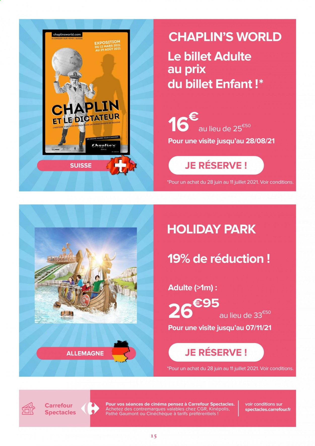 Catalogue Carrefour Hypermarchés - 28/06/2021 - 11/07/2021. Page 15