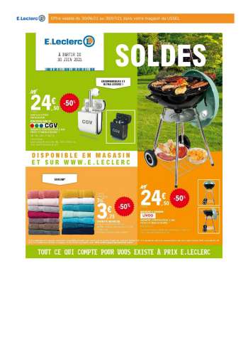 Catalogue E.Leclerc - 30.06.2021 - 30.07.2021.