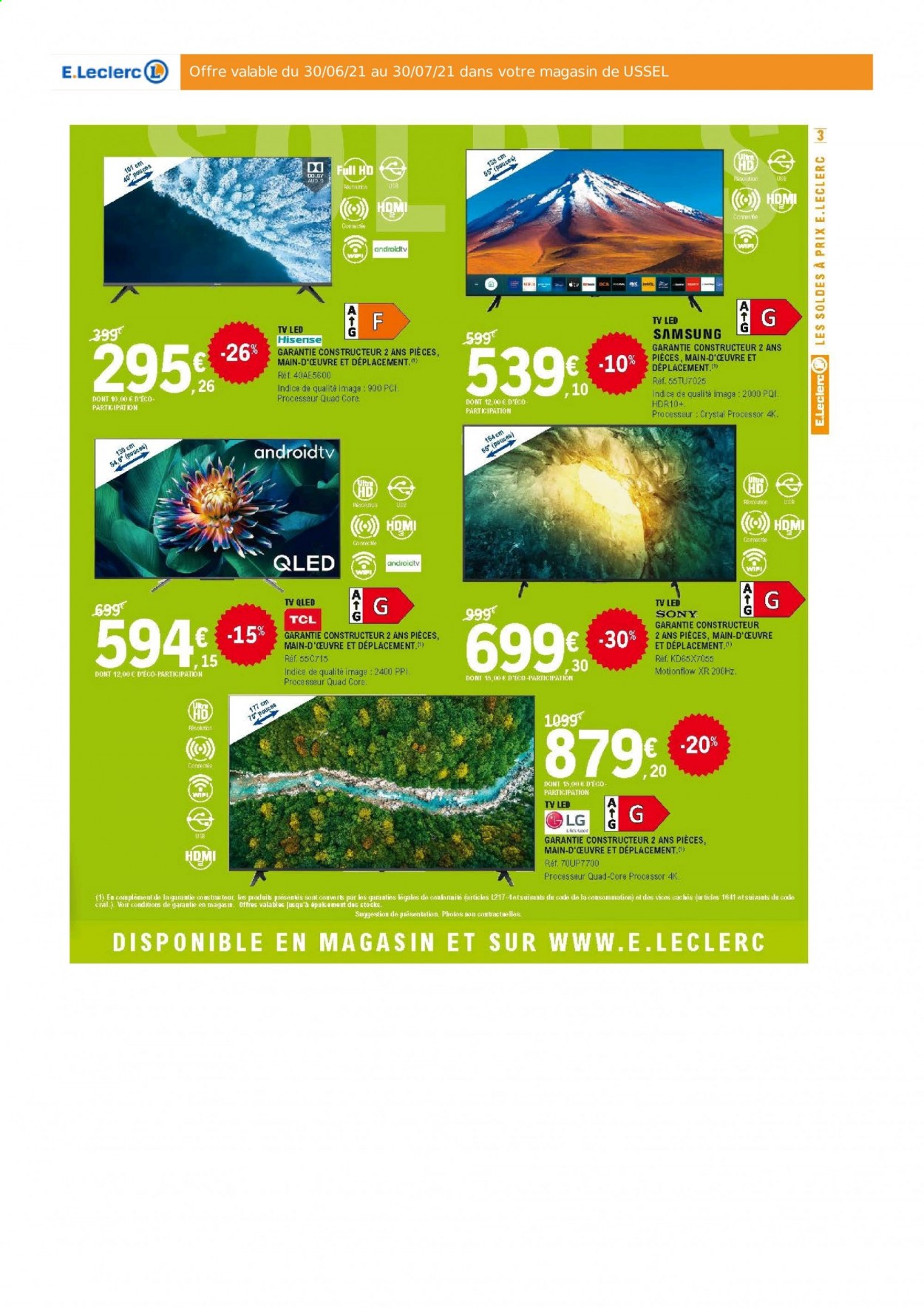 Catalogue E.Leclerc - 30/06/2021 - 30/07/2021. Page 3