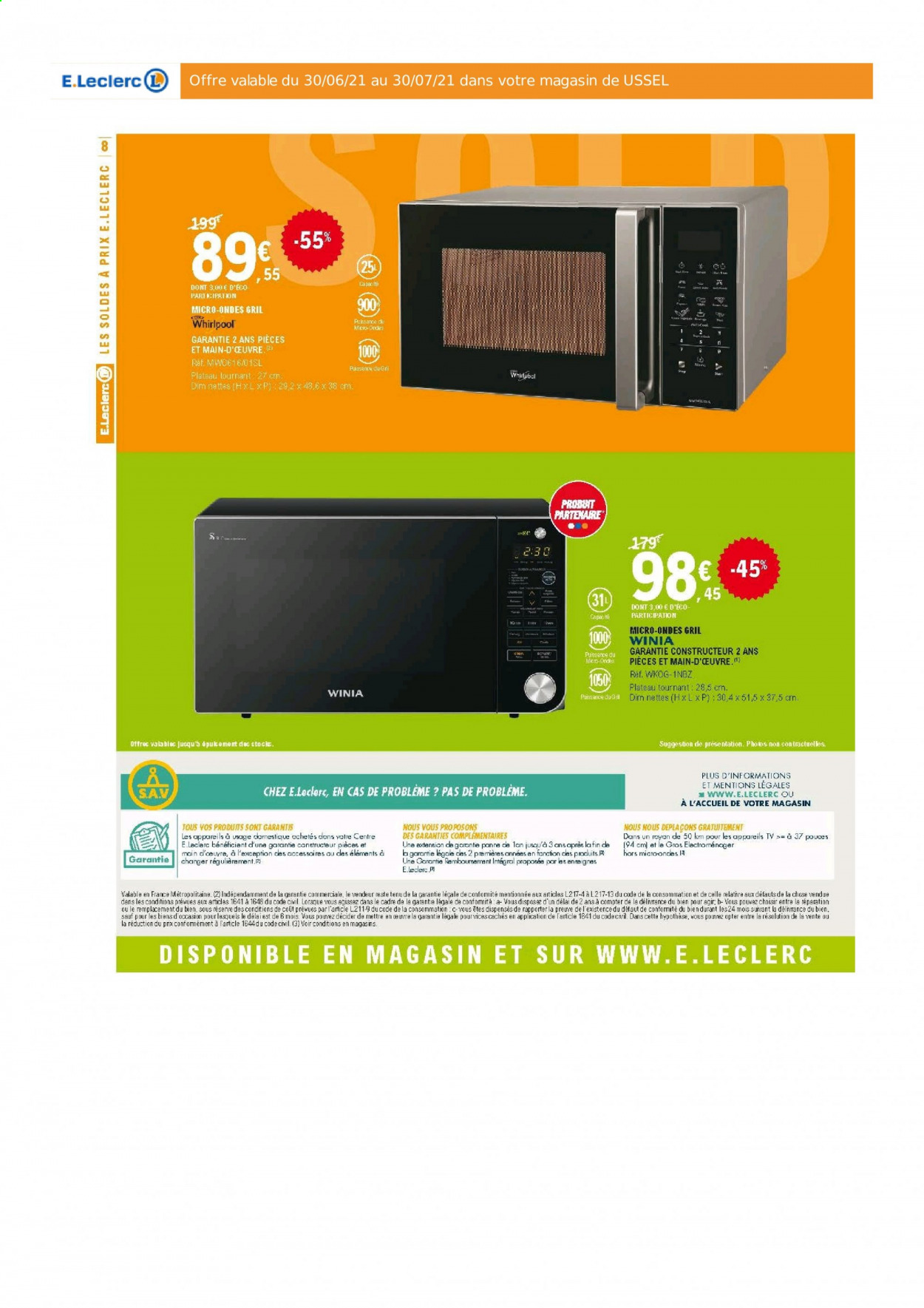 Catalogue E.Leclerc - 30/06/2021 - 30/07/2021. Page 8