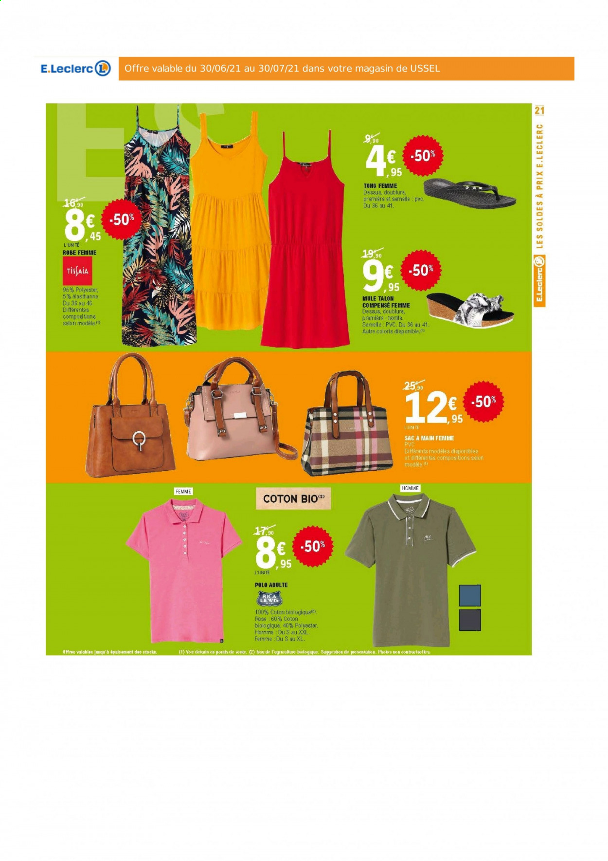 Catalogue E.Leclerc - 30/06/2021 - 30/07/2021. Page 21
