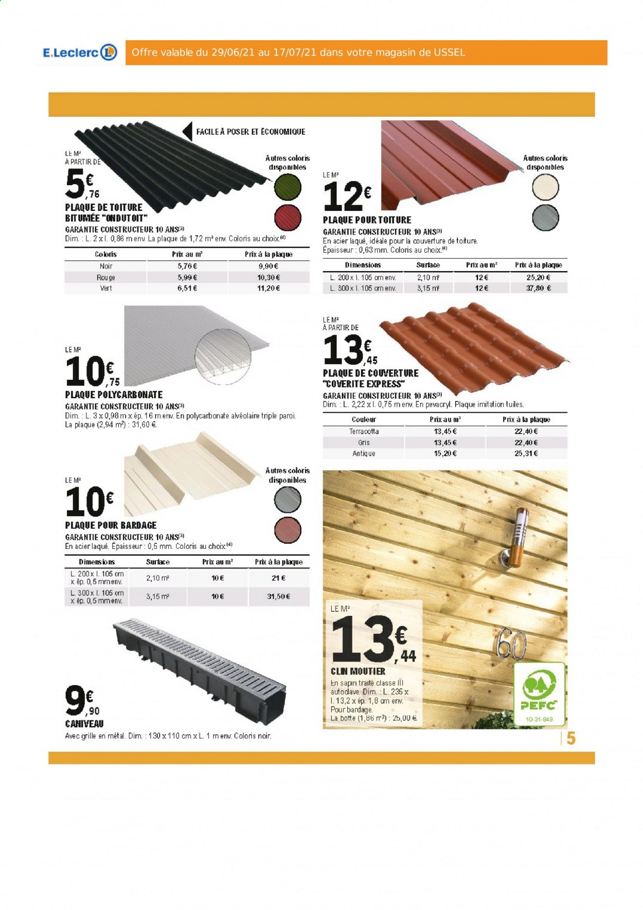 Catalogue E.Leclerc - 29/06/2021 - 17/07/2021. Page 5