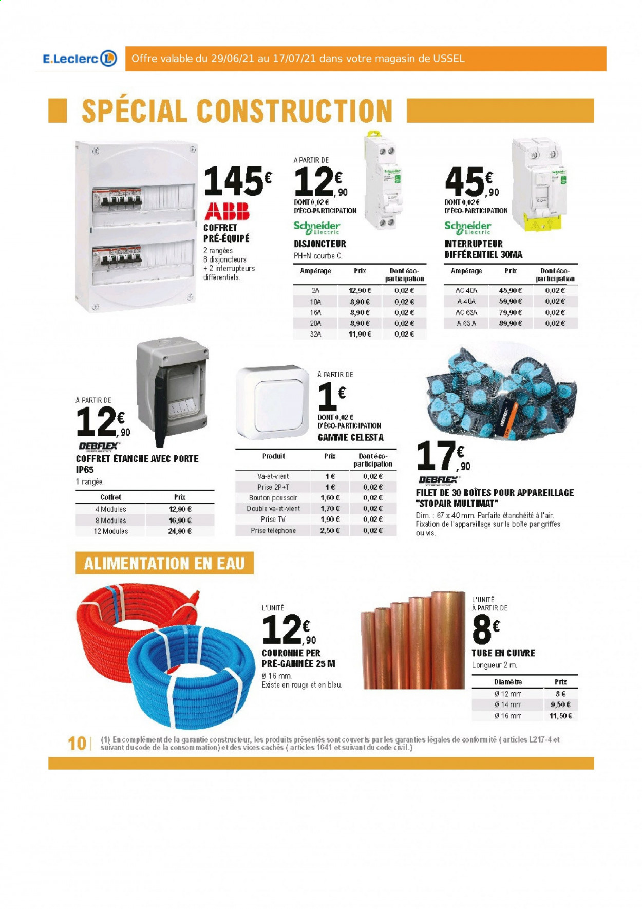 Catalogue E.Leclerc - 29/06/2021 - 17/07/2021. Page 10