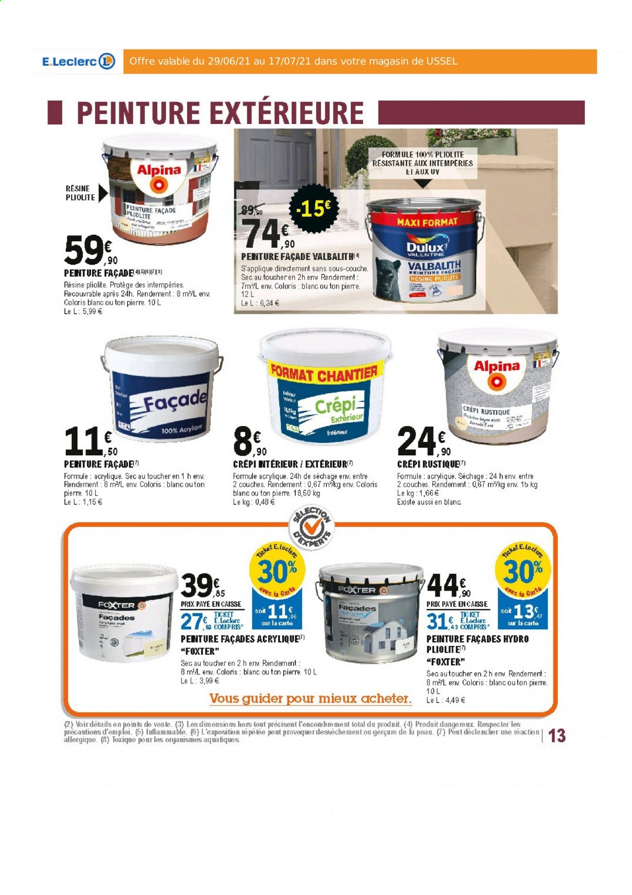 Catalogue E.Leclerc - 29/06/2021 - 17/07/2021. Page 13