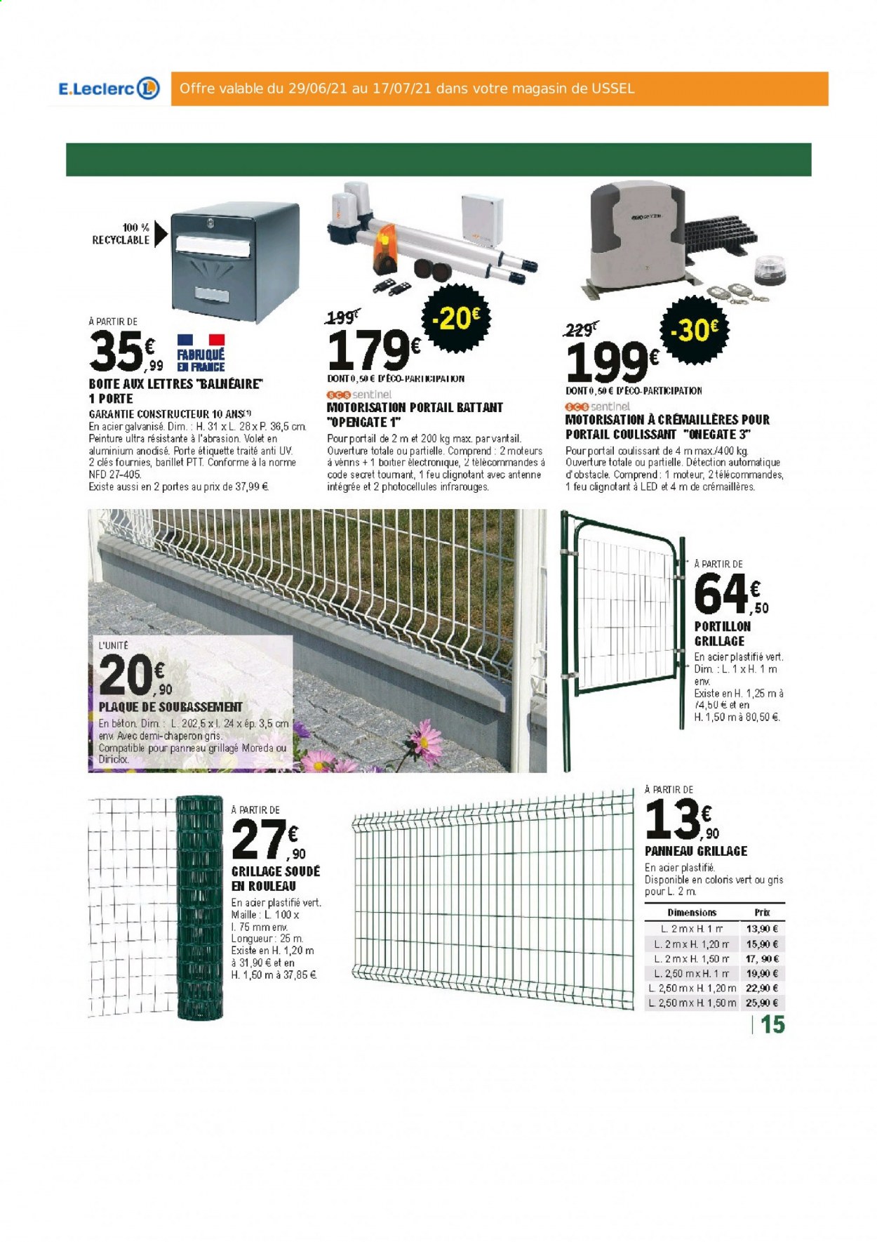 Catalogue E.Leclerc - 29/06/2021 - 17/07/2021. Page 15