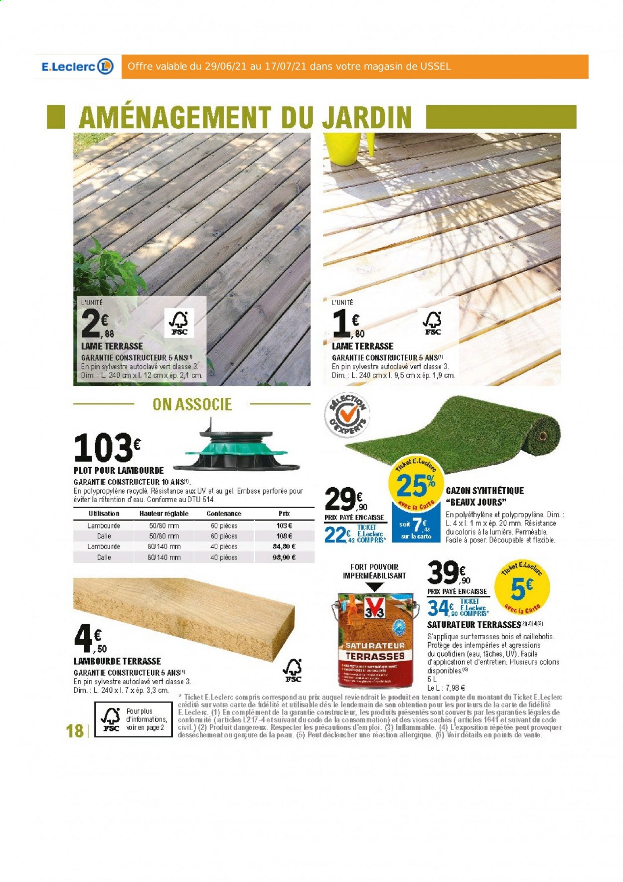 Catalogue E.Leclerc - 29/06/2021 - 17/07/2021. Page 18