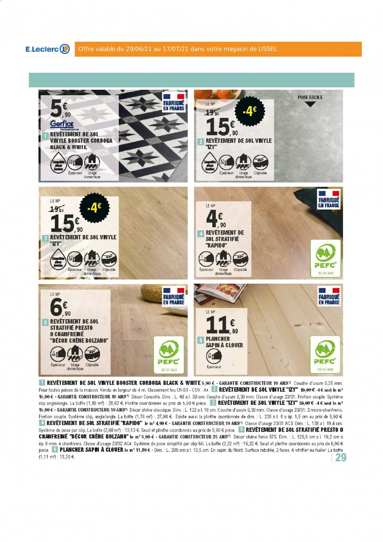 Catalogue E.Leclerc - 29/06/2021 - 17/07/2021. Page 29