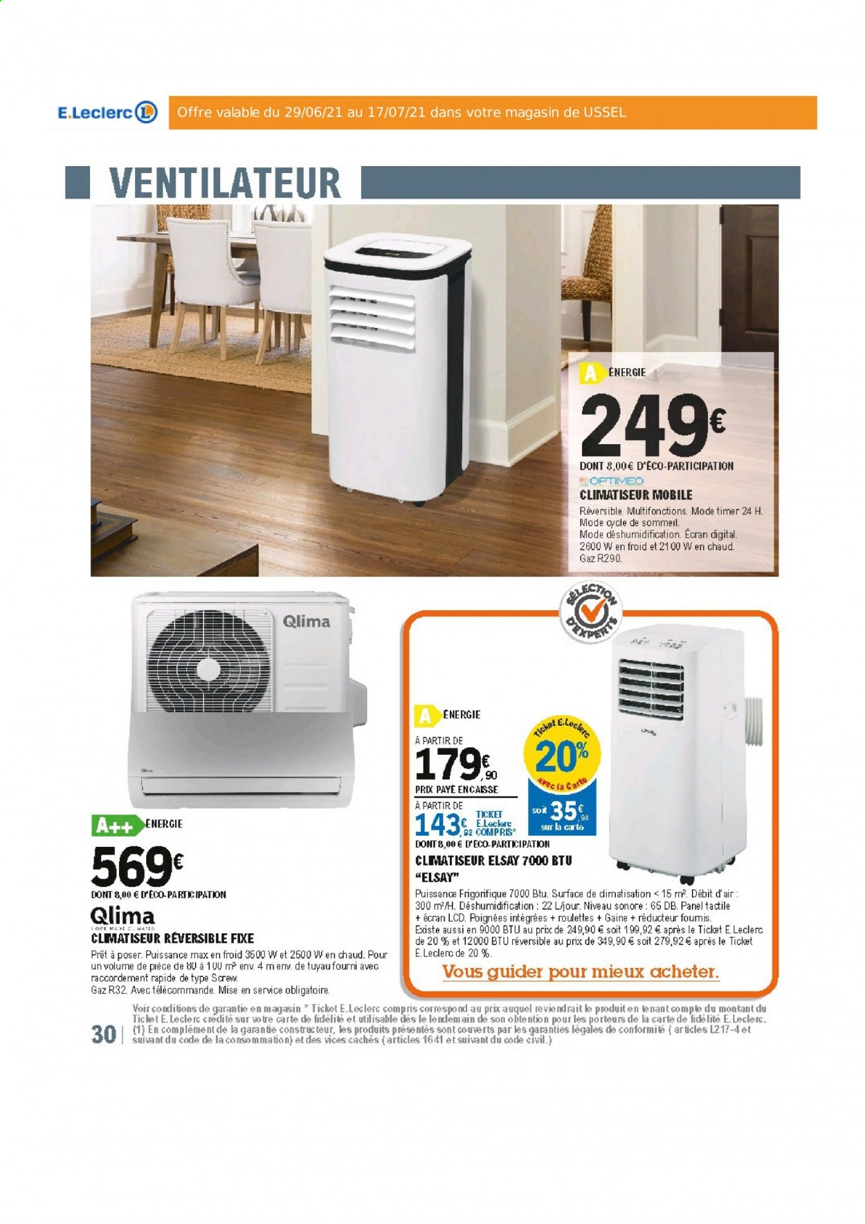 Catalogue E.Leclerc - 29/06/2021 - 17/07/2021. Page 30