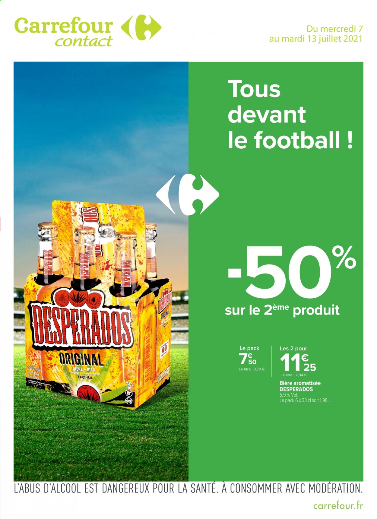 Catalogue Carrefour Contact - 07/07/2021 - 13/07/2021. Page 1