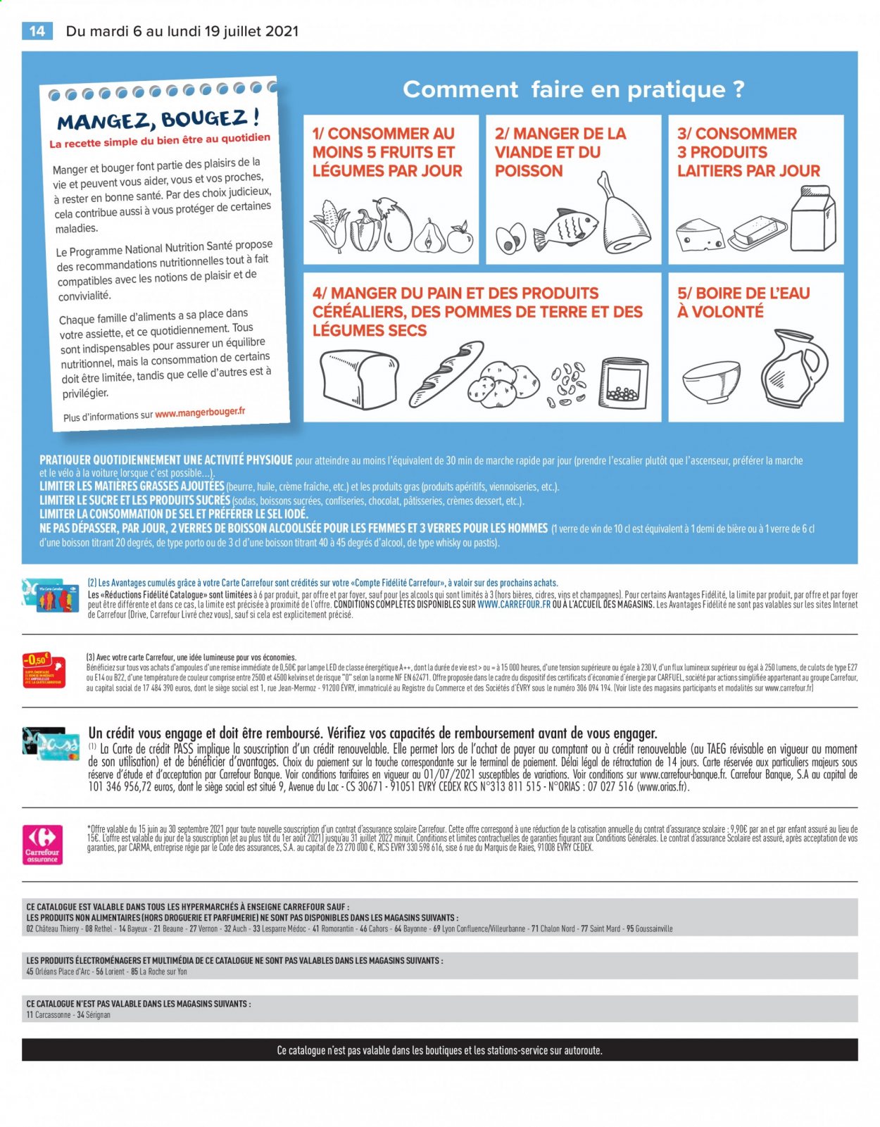Catalogue Carrefour Hypermarchés - 06/07/2021 - 19/07/2021. Page 14