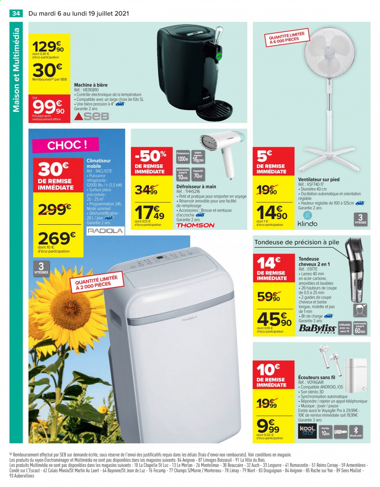 Catalogue Carrefour Hypermarchés - 06/07/2021 - 19/07/2021. Page 34