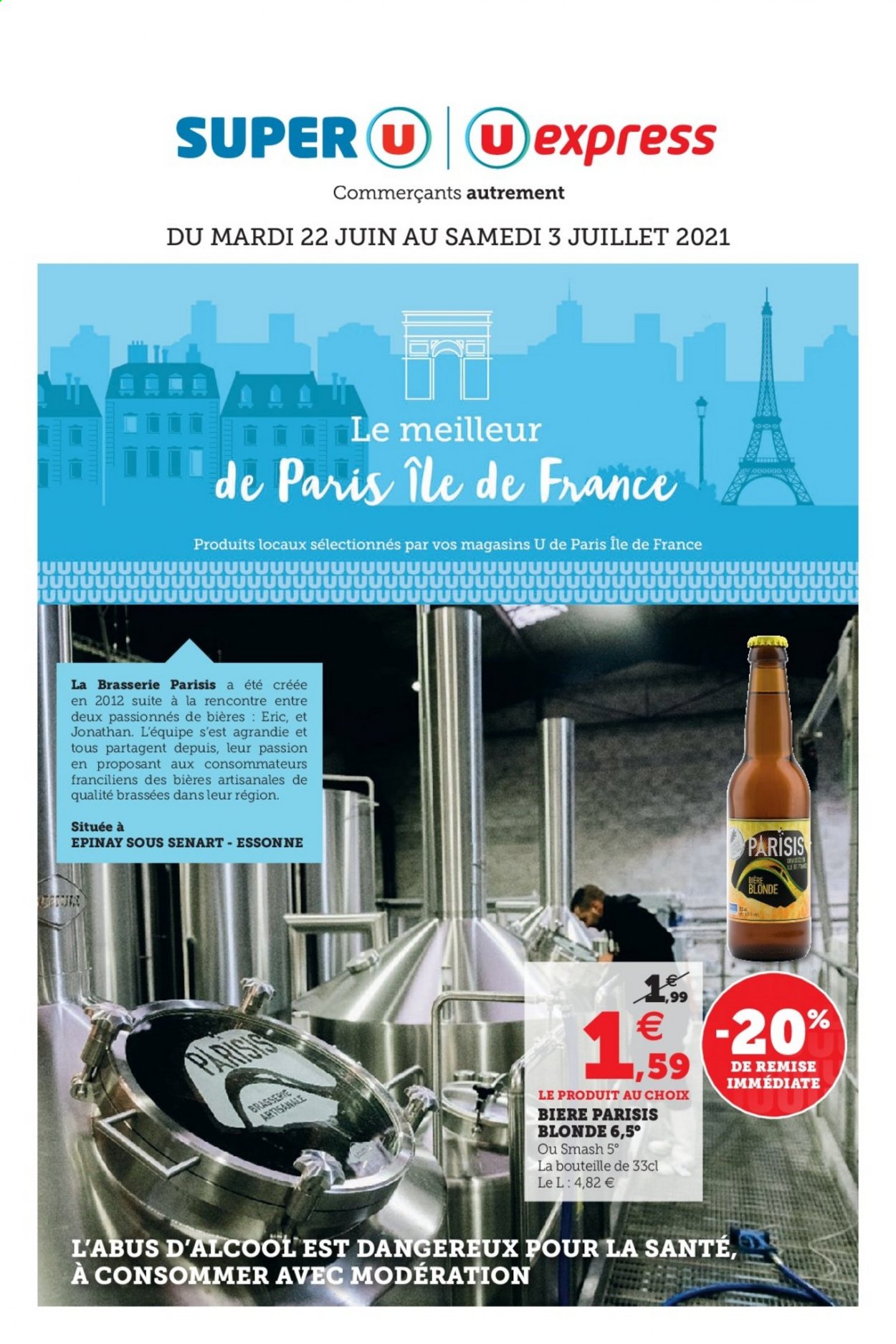 Catalogue Magasins U - 22/06/2021 - 03/07/2021. Page 1