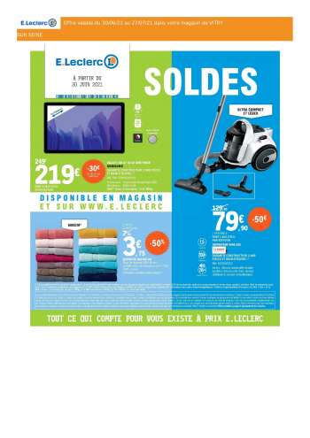 Catalogue E.Leclerc - 30.06.2021 - 27.07.2021.