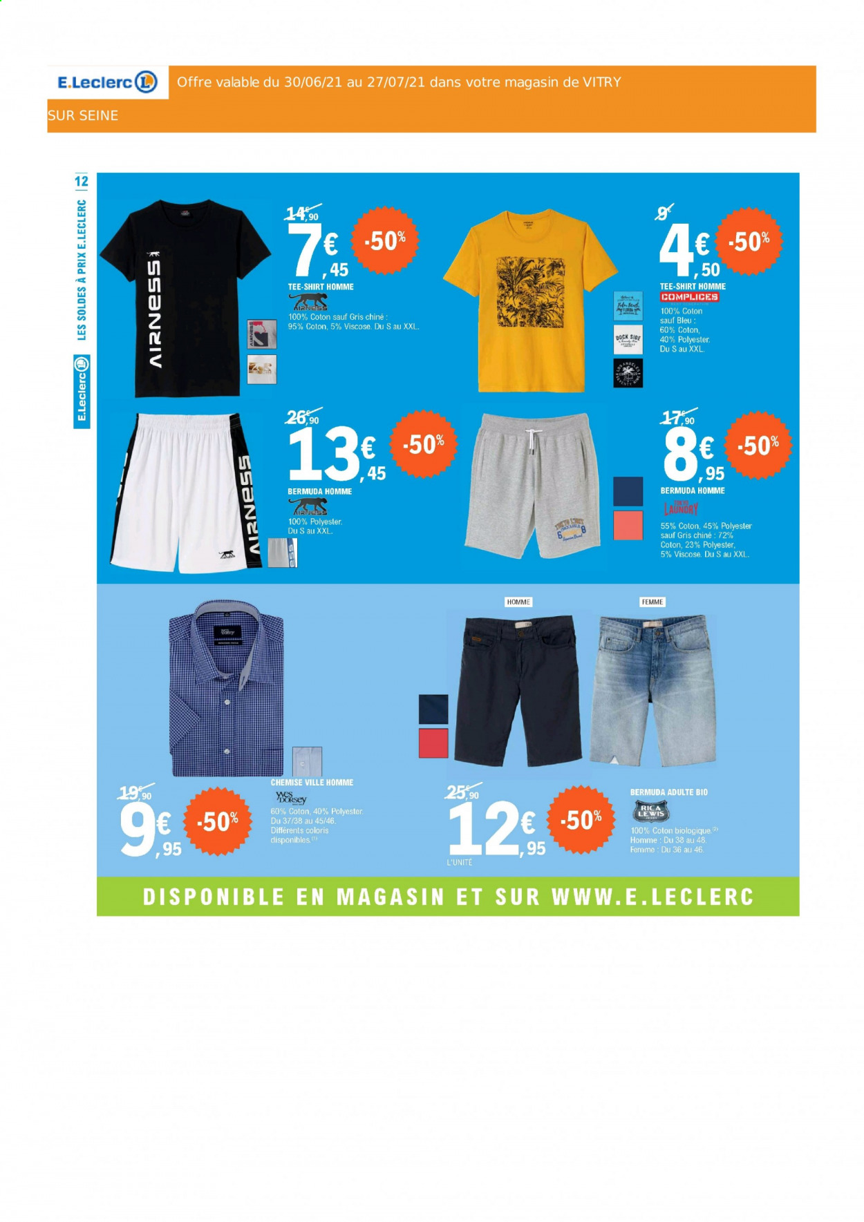 Catalogue E.Leclerc - 30/06/2021 - 27/07/2021. Page 12