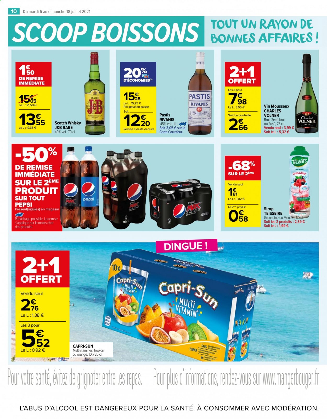 Catalogue Carrefour Market - 06/07/2021 - 18/07/2021. Page 10