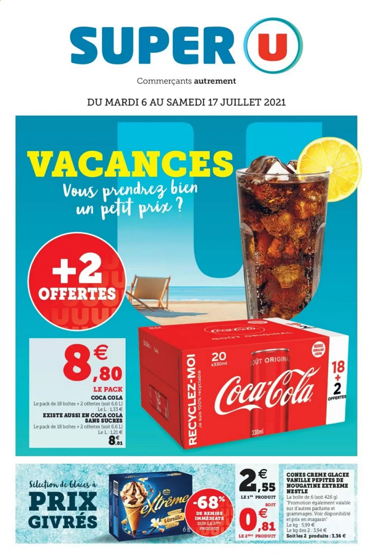 Catalogue SUPER U - 06/07/2021 - 17/07/2021. Page 1