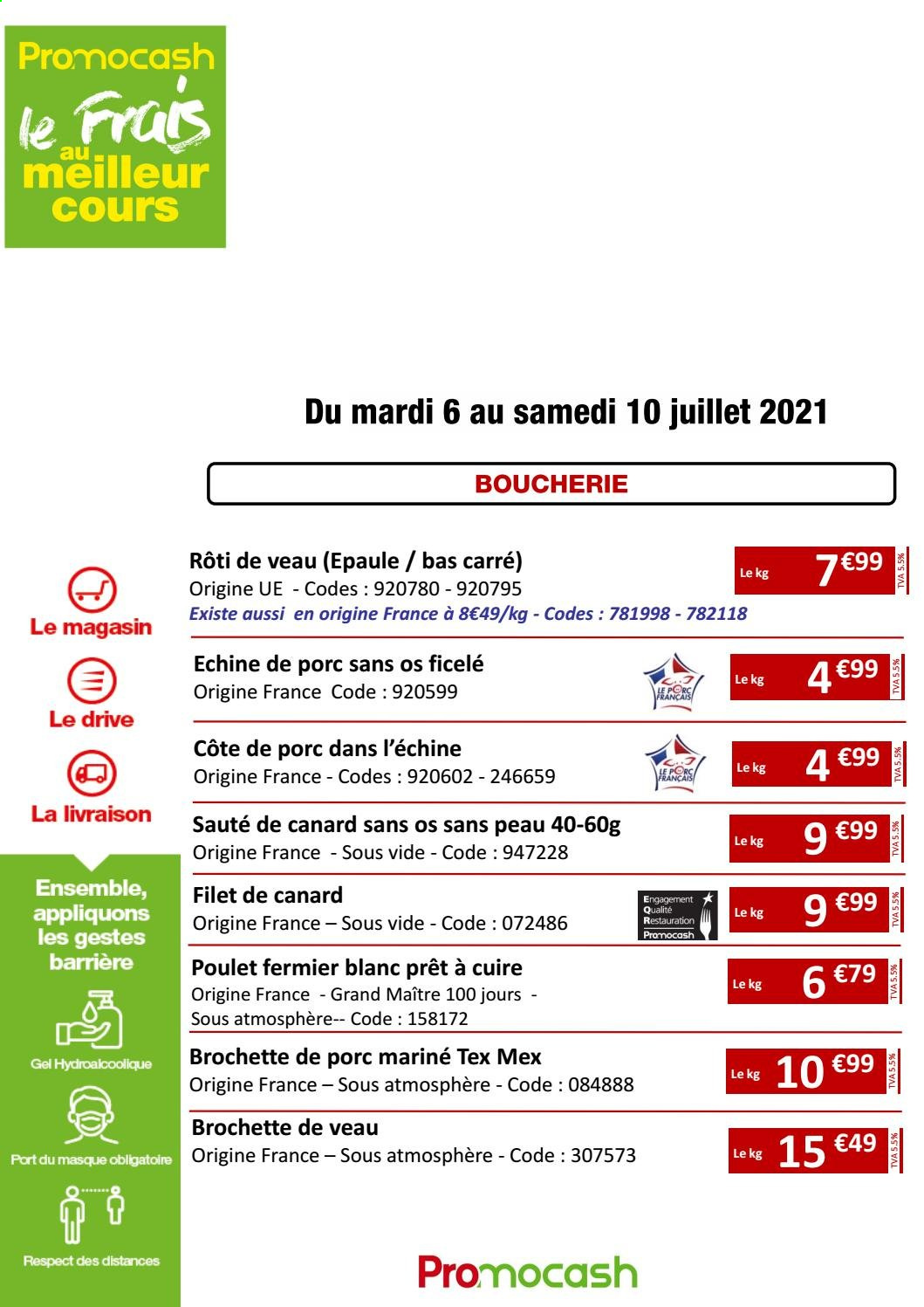 Catalogue Promocash - 06/07/2021 - 10/07/2021. Page 1