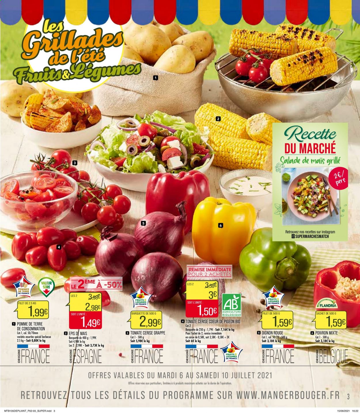 Catalogue Supermarché Match - 06/07/2021 - 11/07/2021. Page 3