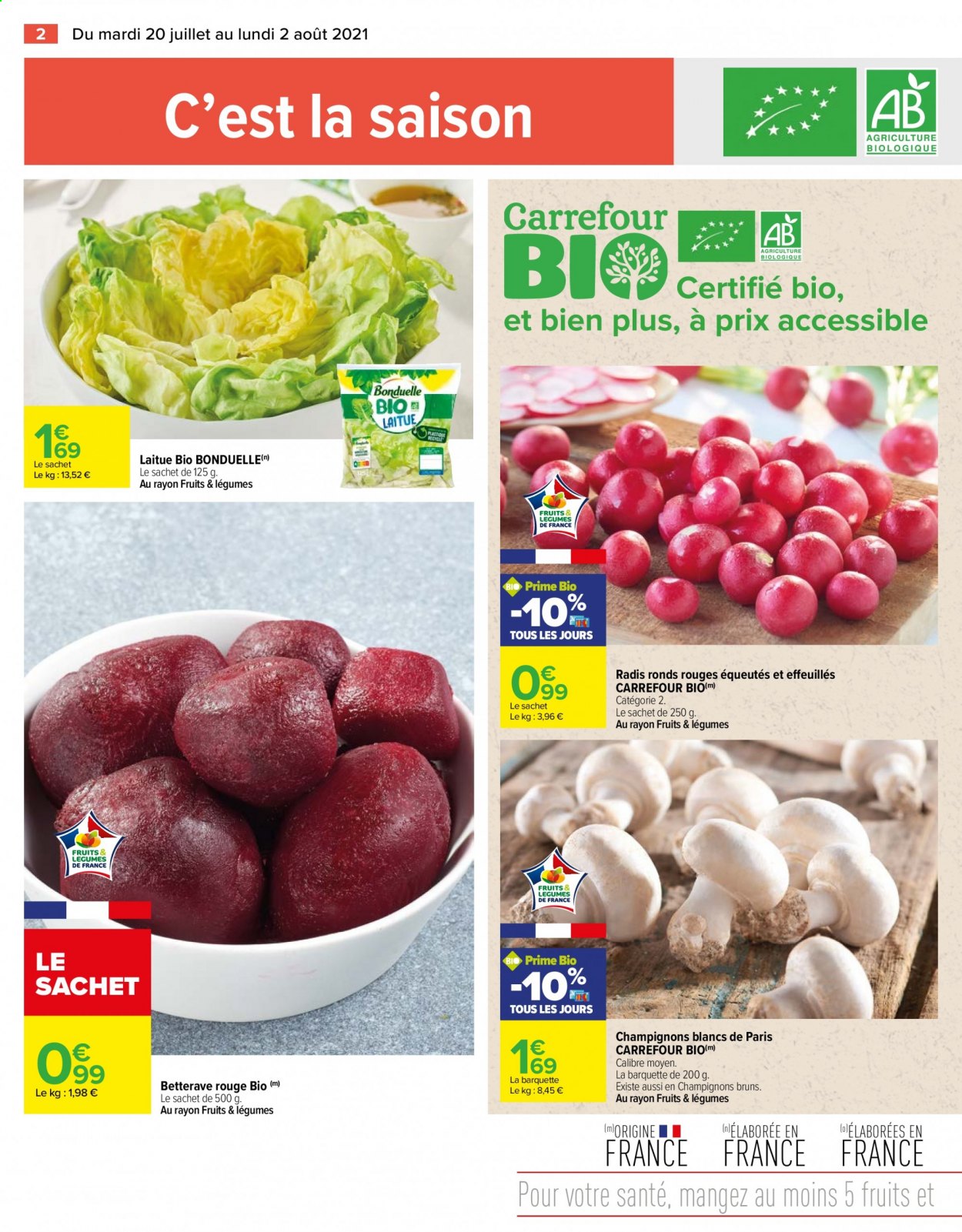 Catalogue Carrefour Hypermarchés - 20/07/2021 - 02/08/2021. Page 2