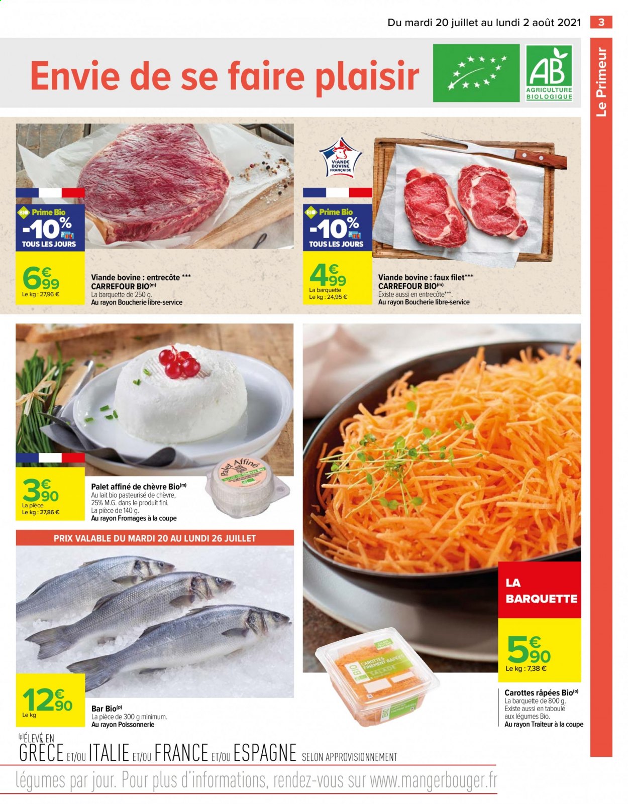 Catalogue Carrefour Hypermarchés - 20/07/2021 - 02/08/2021. Page 3
