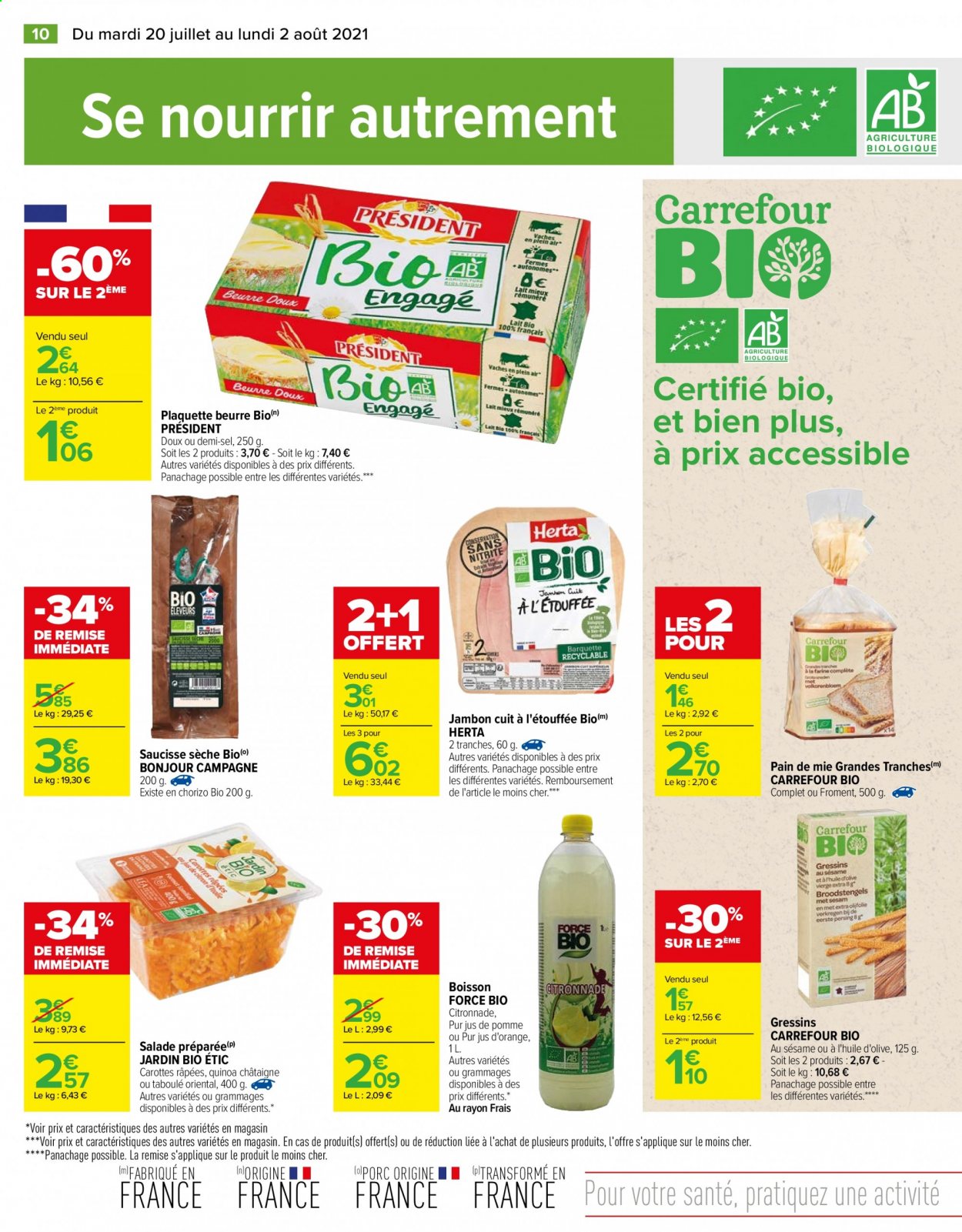 Catalogue Carrefour Hypermarchés - 20/07/2021 - 02/08/2021. Page 10