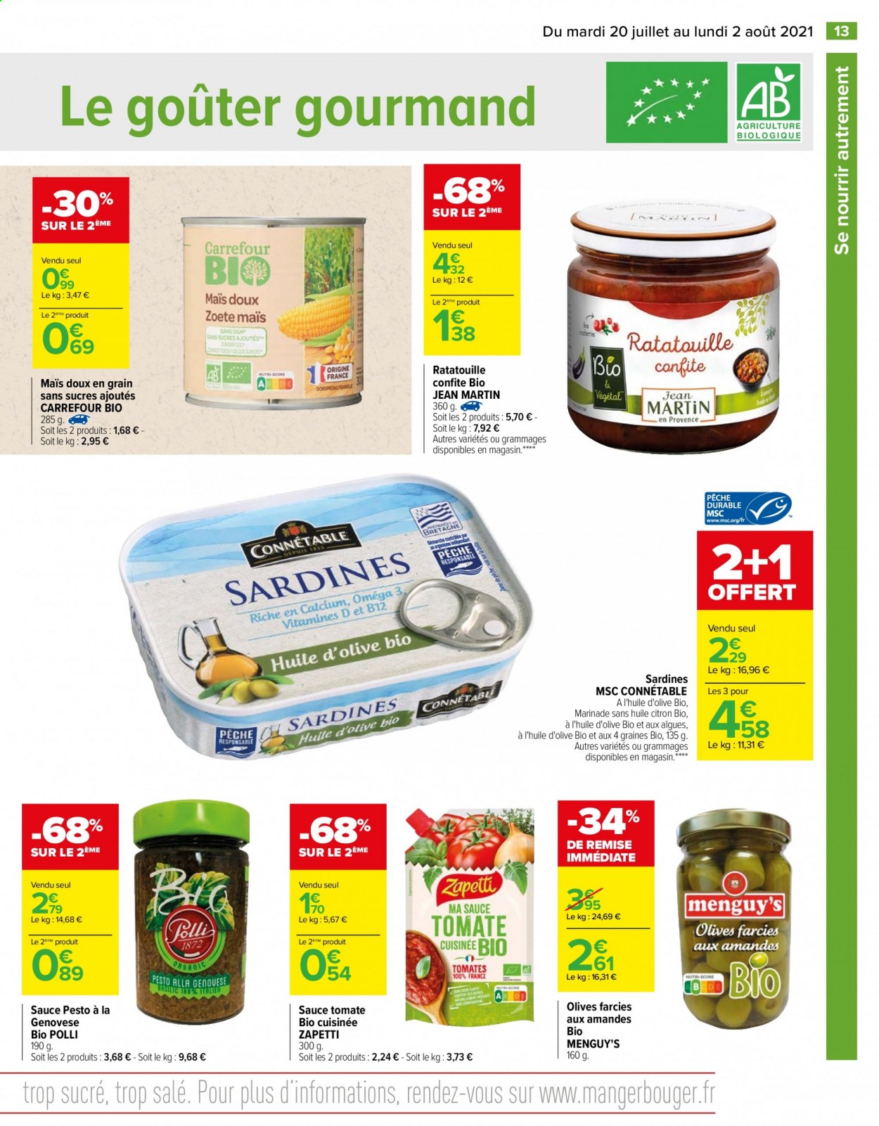 Catalogue Carrefour Hypermarchés - 20/07/2021 - 02/08/2021. Page 13