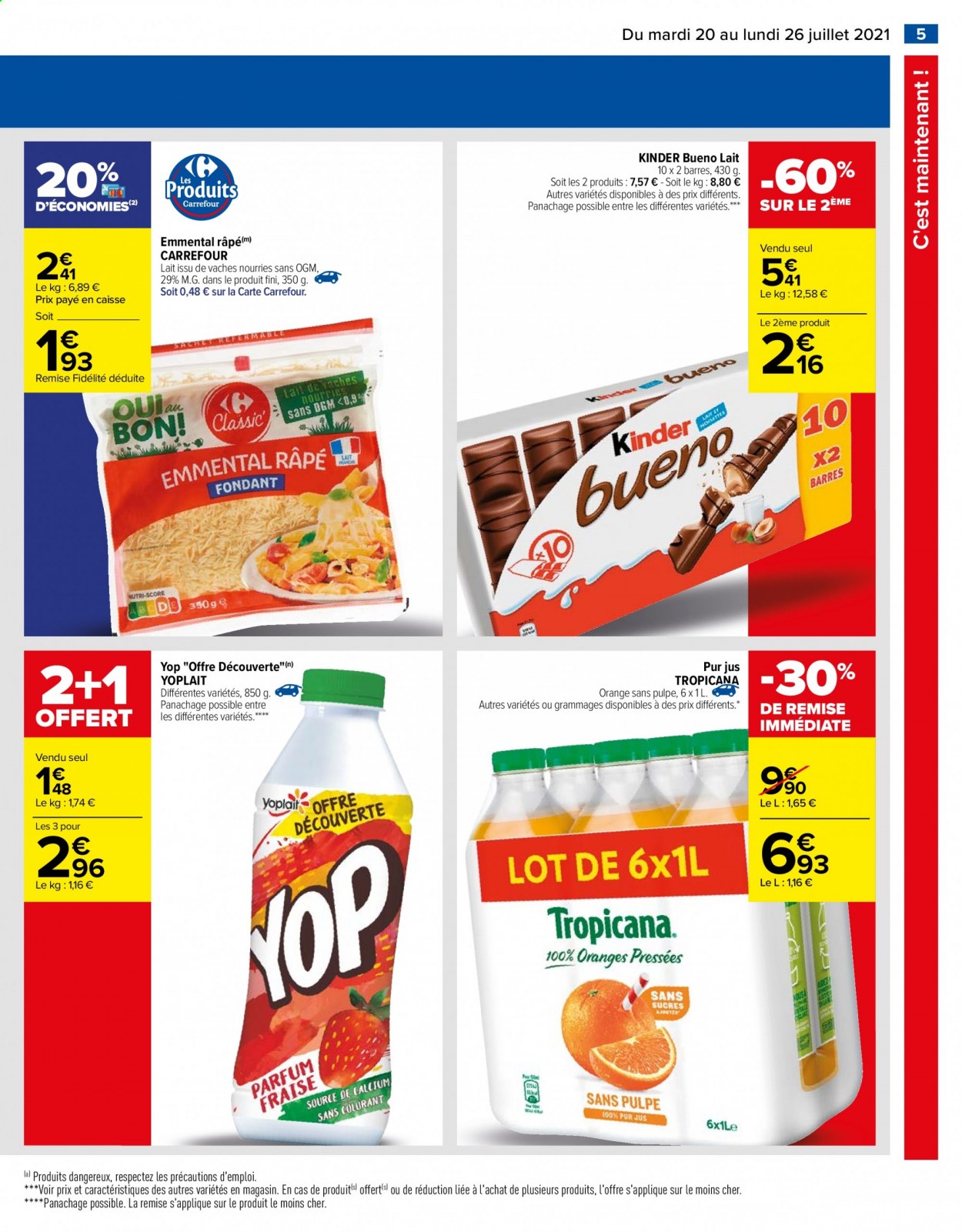 Catalogue Carrefour Hypermarchés - 20/07/2021 - 26/07/2021. Page 6