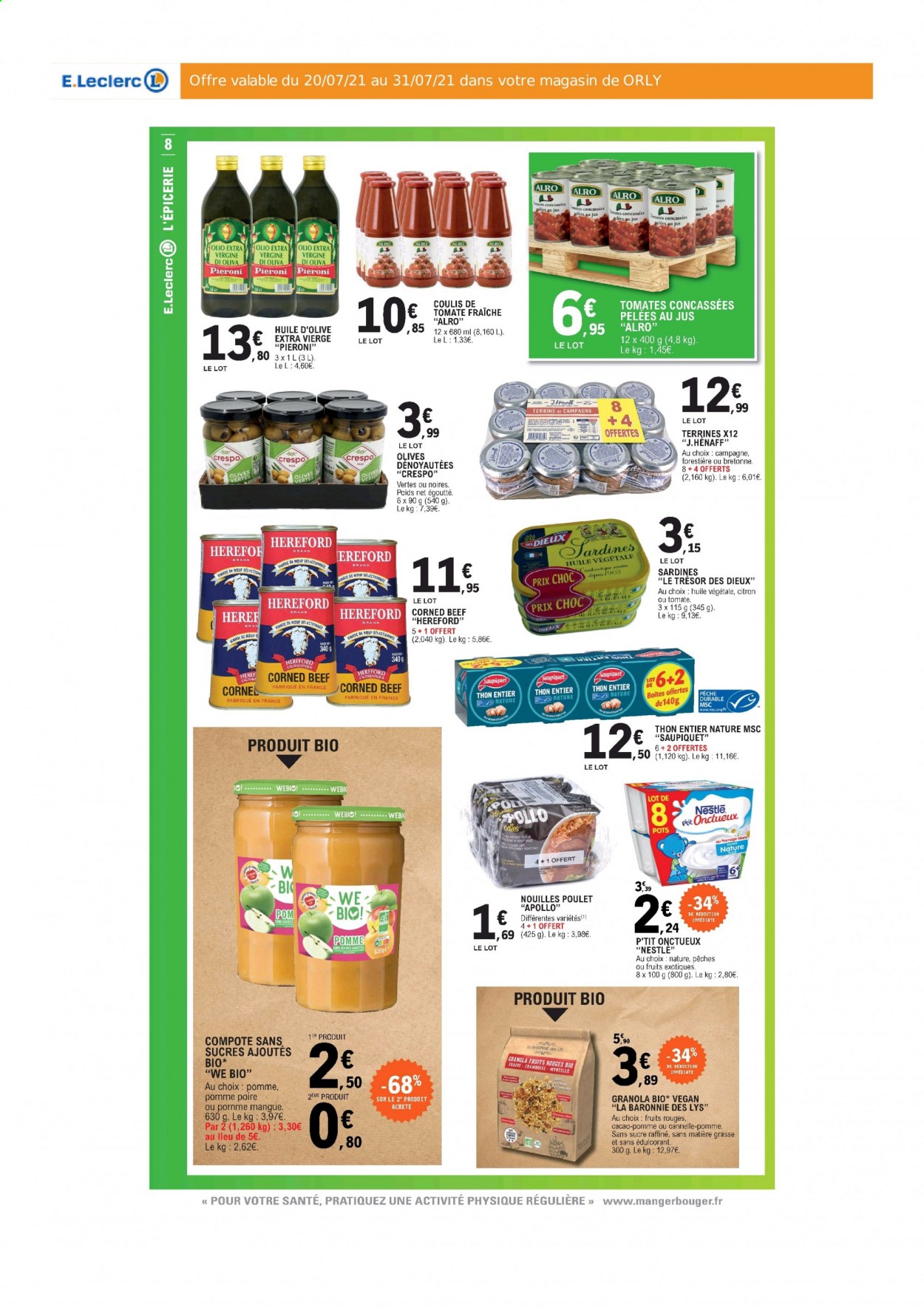 Catalogue E.Leclerc - 20/07/2021 - 31/07/2021. Page 8