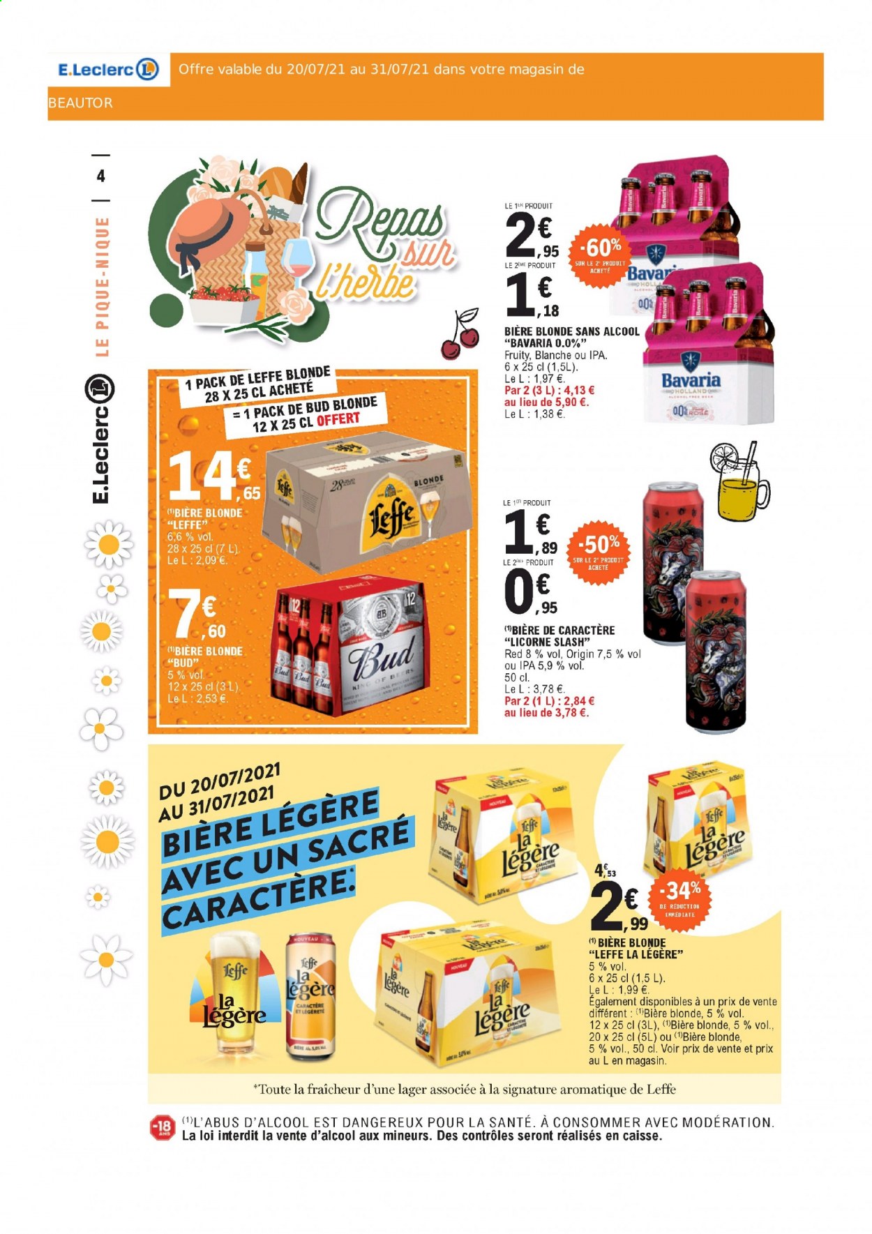 Catalogue E.Leclerc - 20/07/2021 - 31/07/2021. Page 4