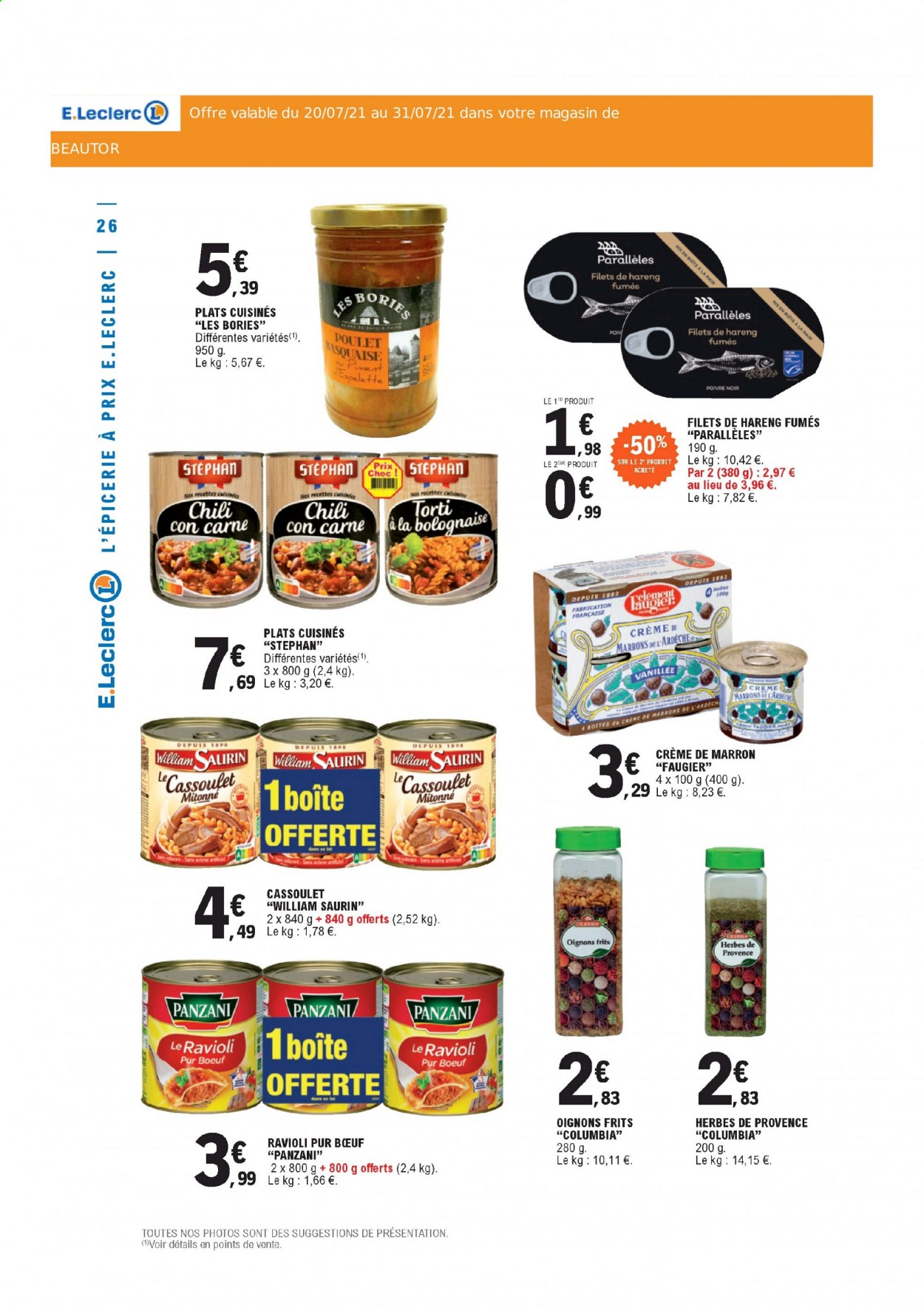 Catalogue E.Leclerc - 20/07/2021 - 31/07/2021. Page 26