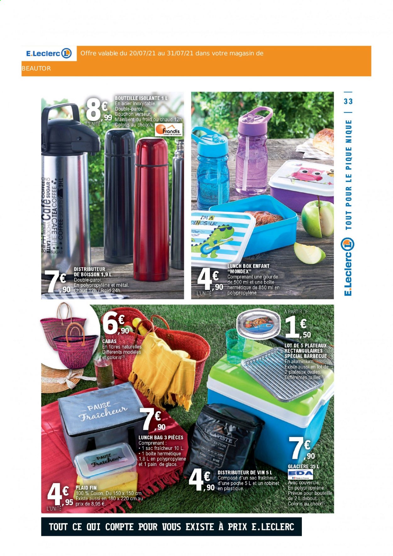 Catalogue E.Leclerc - 20/07/2021 - 31/07/2021. Page 33