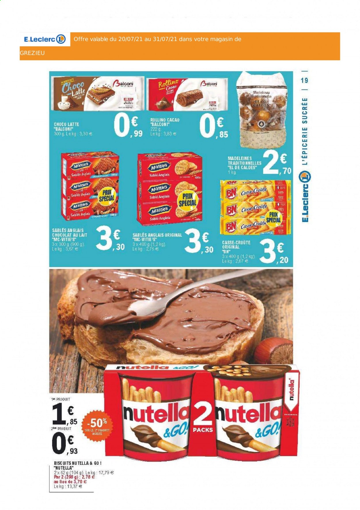 Catalogue E.Leclerc - 20/07/2021 - 31/07/2021. Page 19
