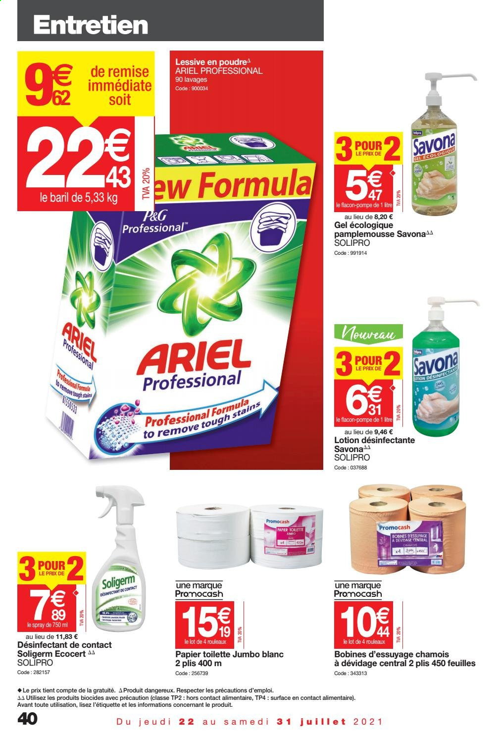 Catalogue Promocash - 22/07/2021 - 31/07/2021. Page 40