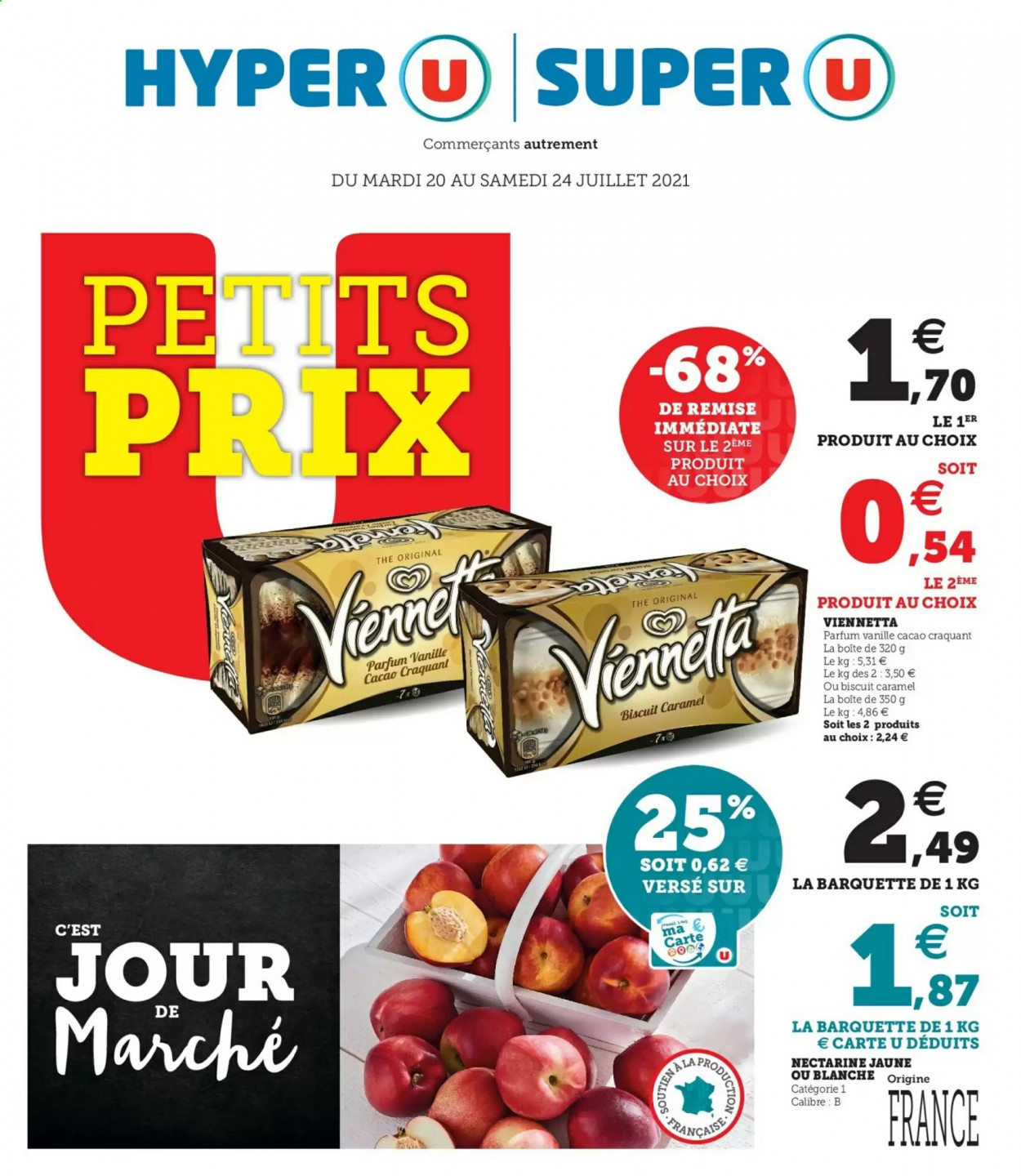 Catalogue Magasins U - 20/07/2021 - 24/07/2021. Page 1