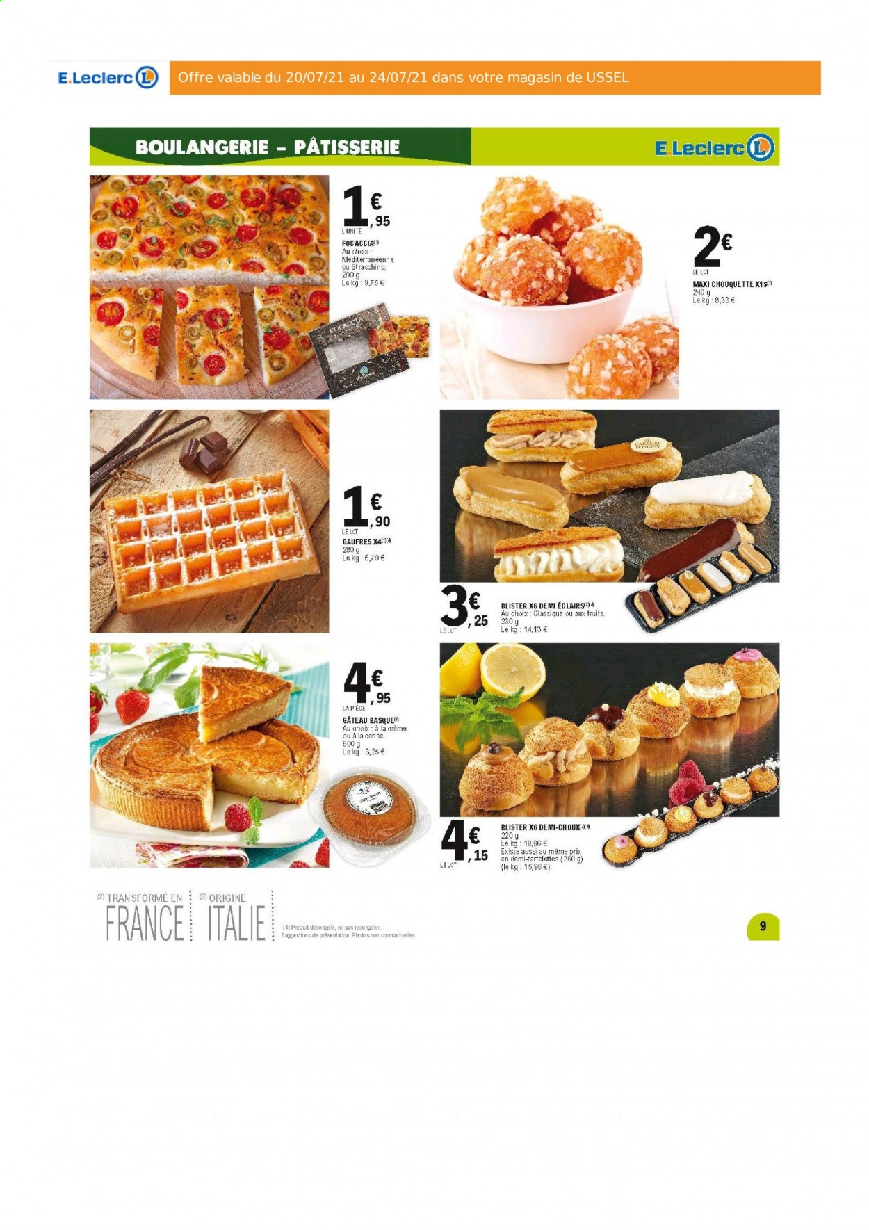 Catalogue E.Leclerc - 20/07/2021 - 24/07/2021. Page 9