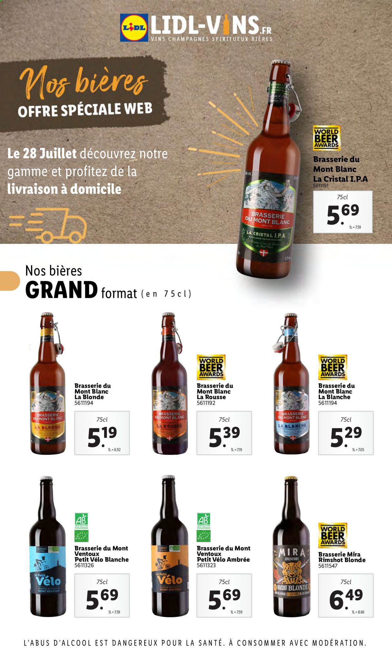thumbnail - Catalogue Lidl - 28/07/2021 - 03/08/2021 - Produits soldés - bière, champagne, vin. Page 21.