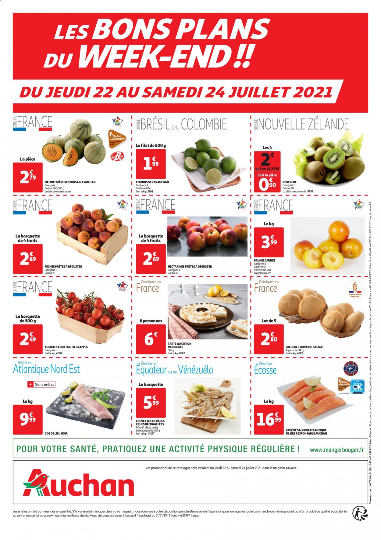 Catalogue Auchan - 22/07/2021 - 24/07/2021. Page 1