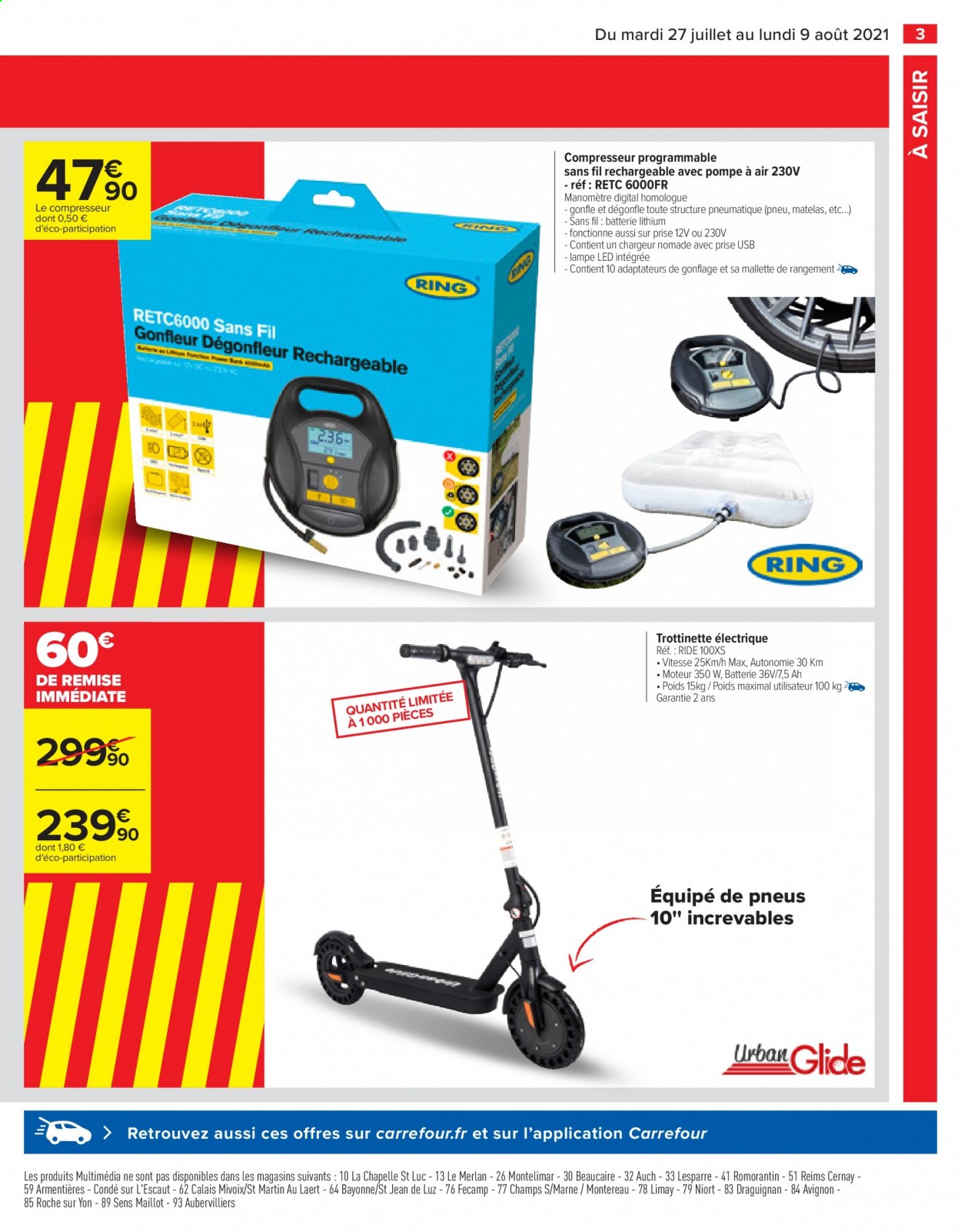 Catalogue Carrefour Hypermarchés - 27/07/2021 - 09/08/2021. Page 3