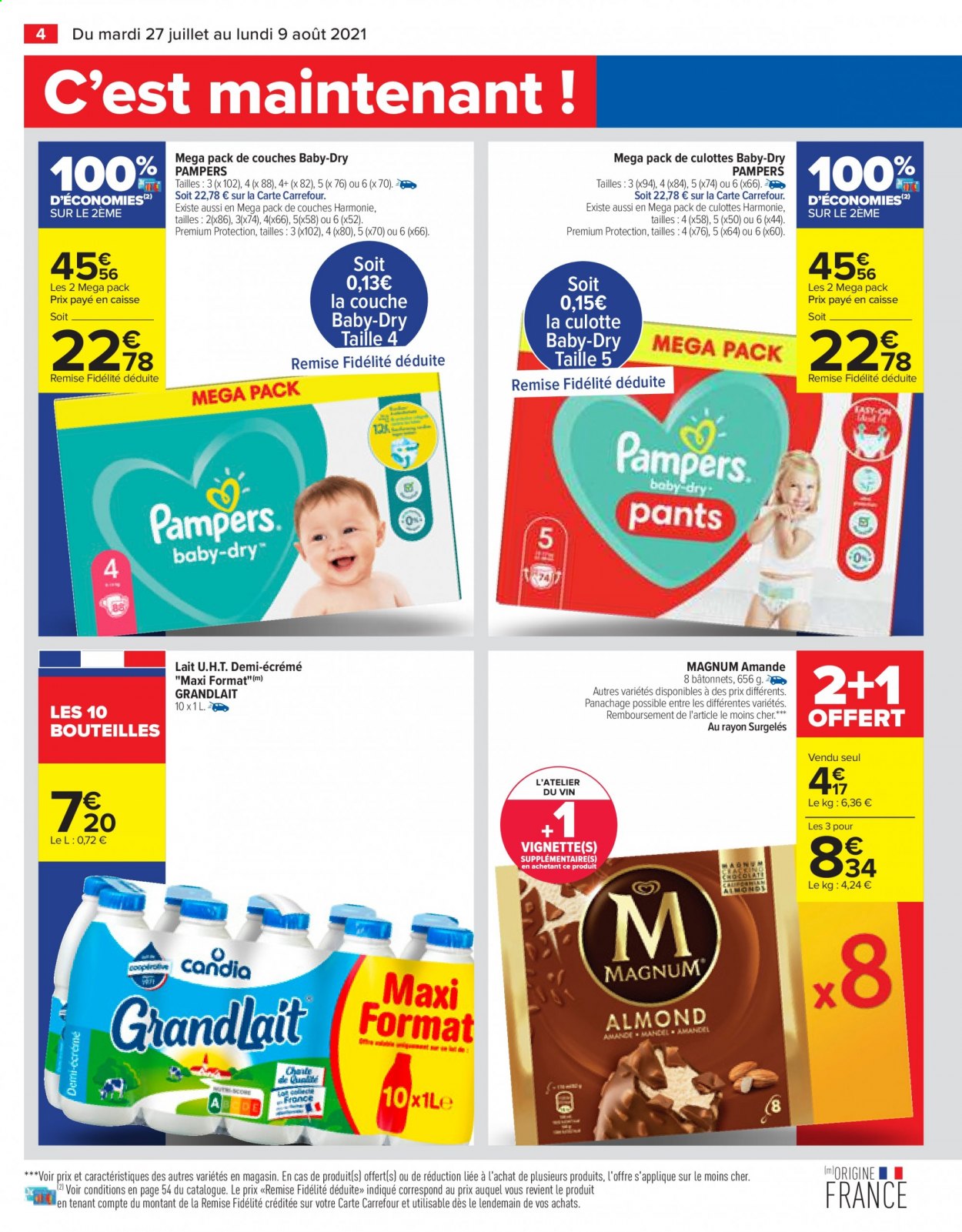 Catalogue Carrefour Hypermarchés - 27/07/2021 - 09/08/2021. Page 4