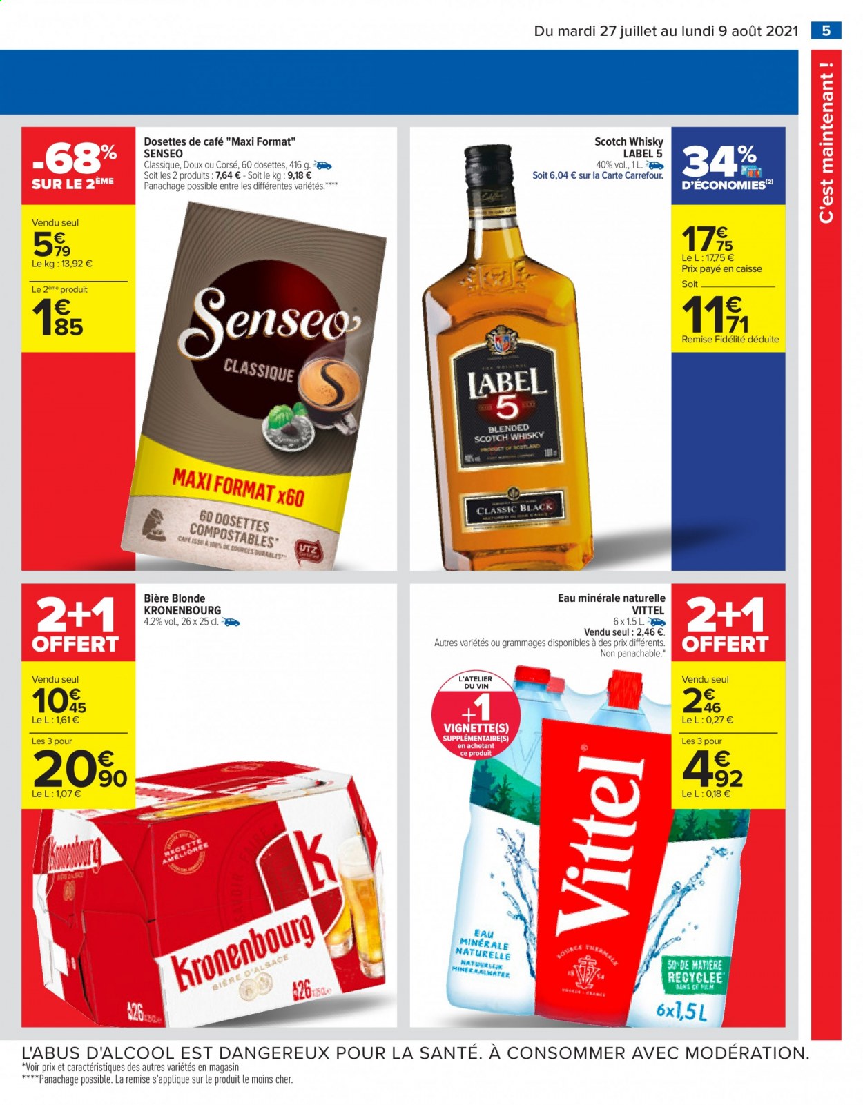 Catalogue Carrefour Hypermarchés - 27/07/2021 - 09/08/2021. Page 5