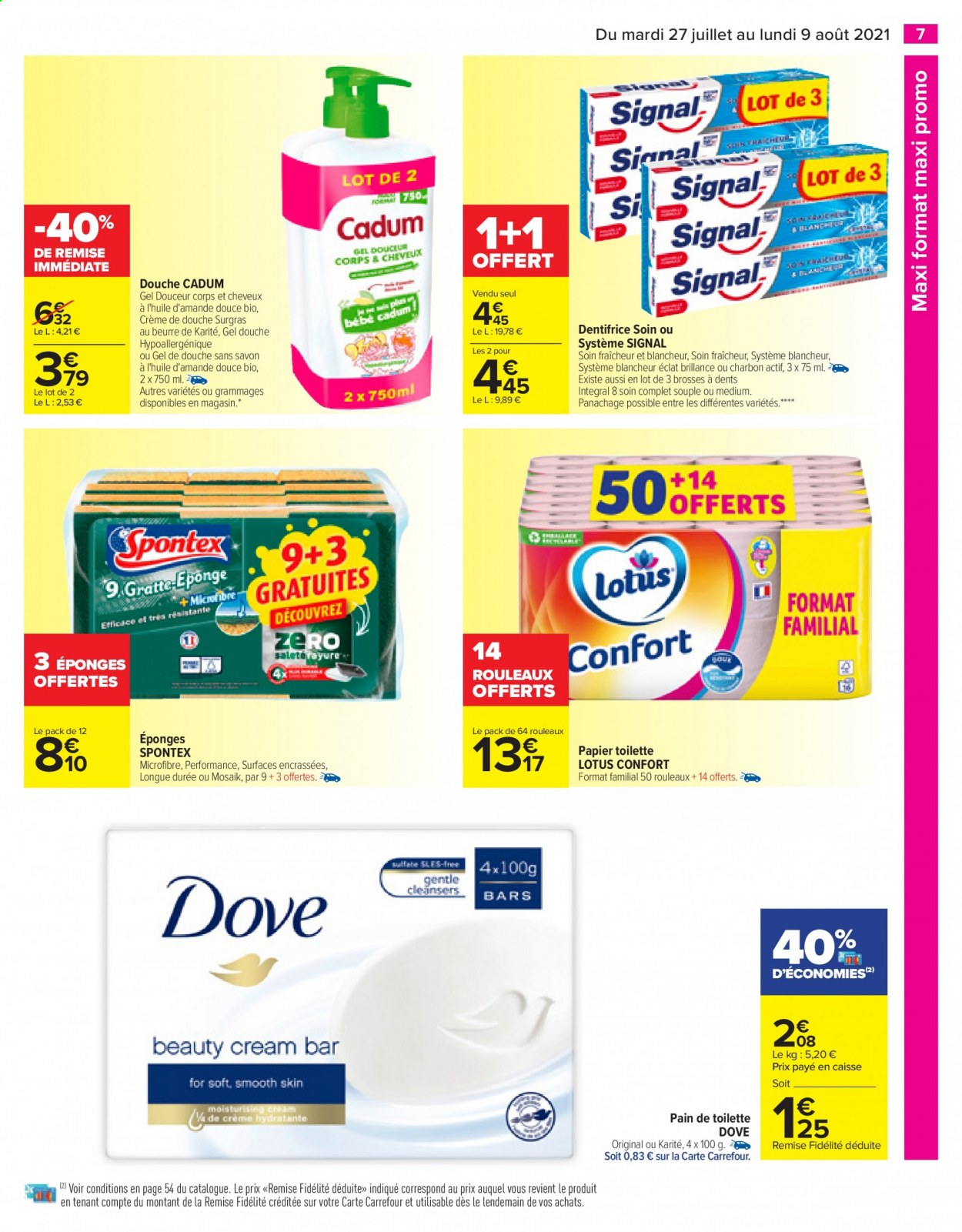 Catalogue Carrefour Hypermarchés - 27/07/2021 - 09/08/2021. Page 7