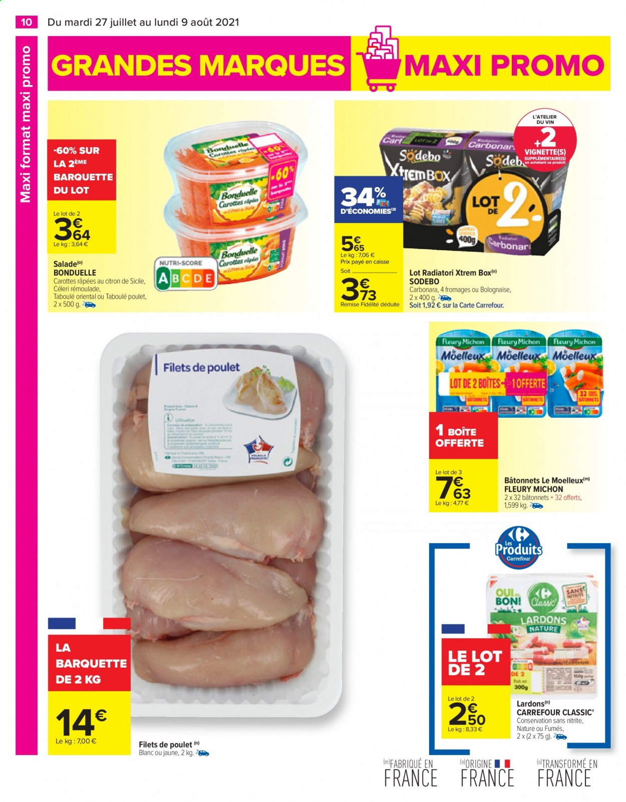 Catalogue Carrefour Hypermarchés - 27/07/2021 - 09/08/2021. Page 10