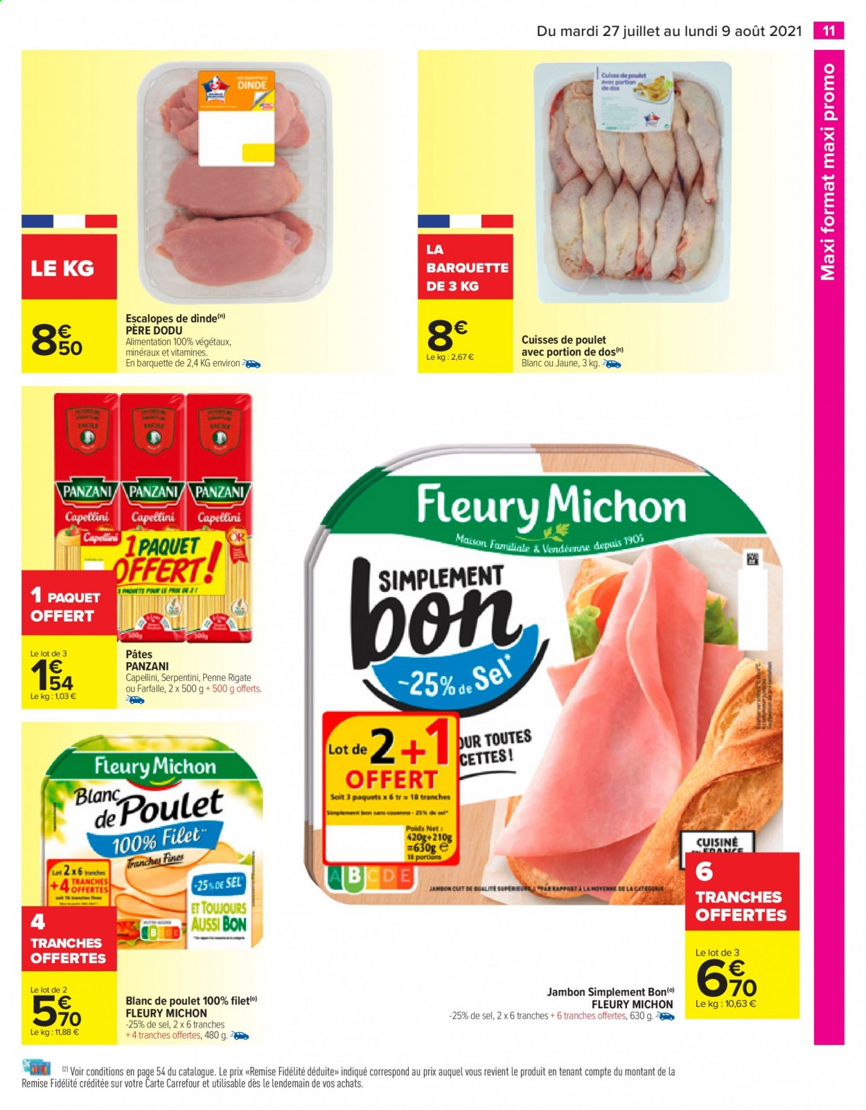 Catalogue Carrefour Hypermarchés - 27/07/2021 - 09/08/2021. Page 11