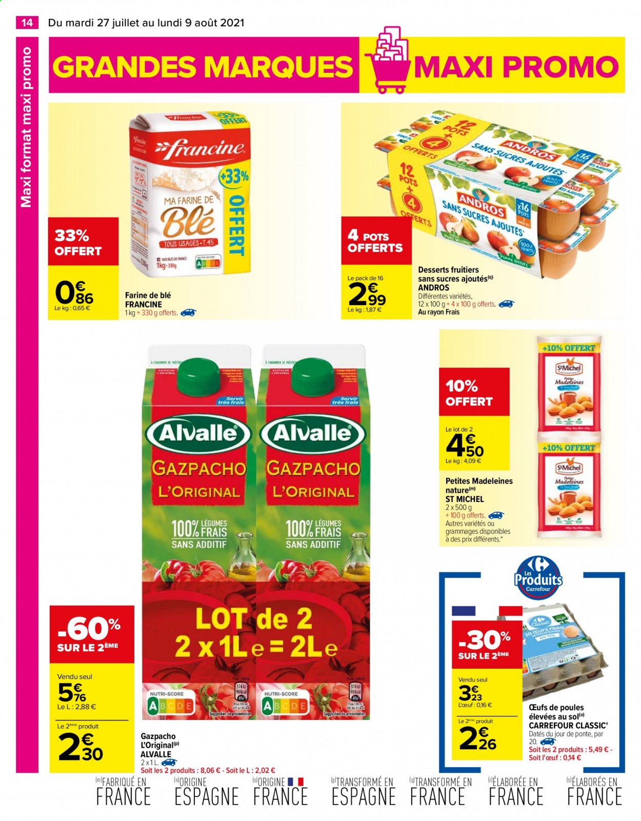 Catalogue Carrefour Hypermarchés - 27/07/2021 - 09/08/2021. Page 14