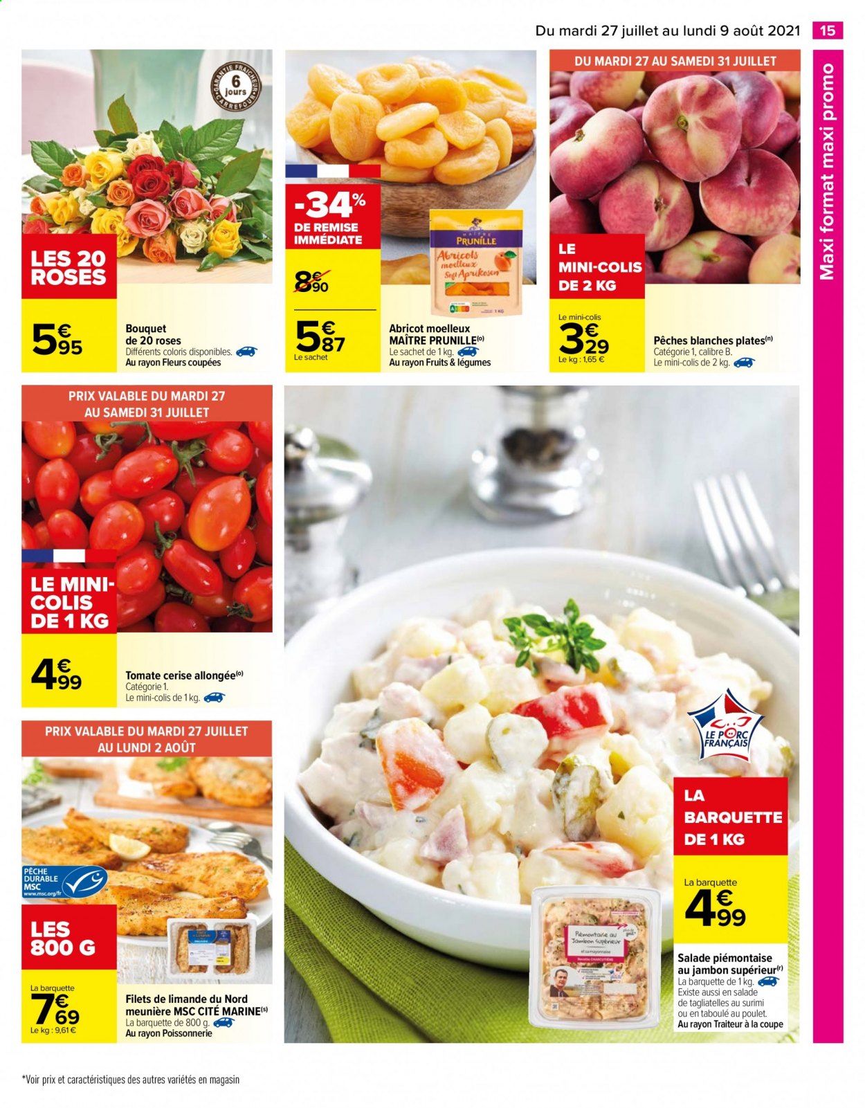 Catalogue Carrefour Hypermarchés - 27/07/2021 - 09/08/2021. Page 15