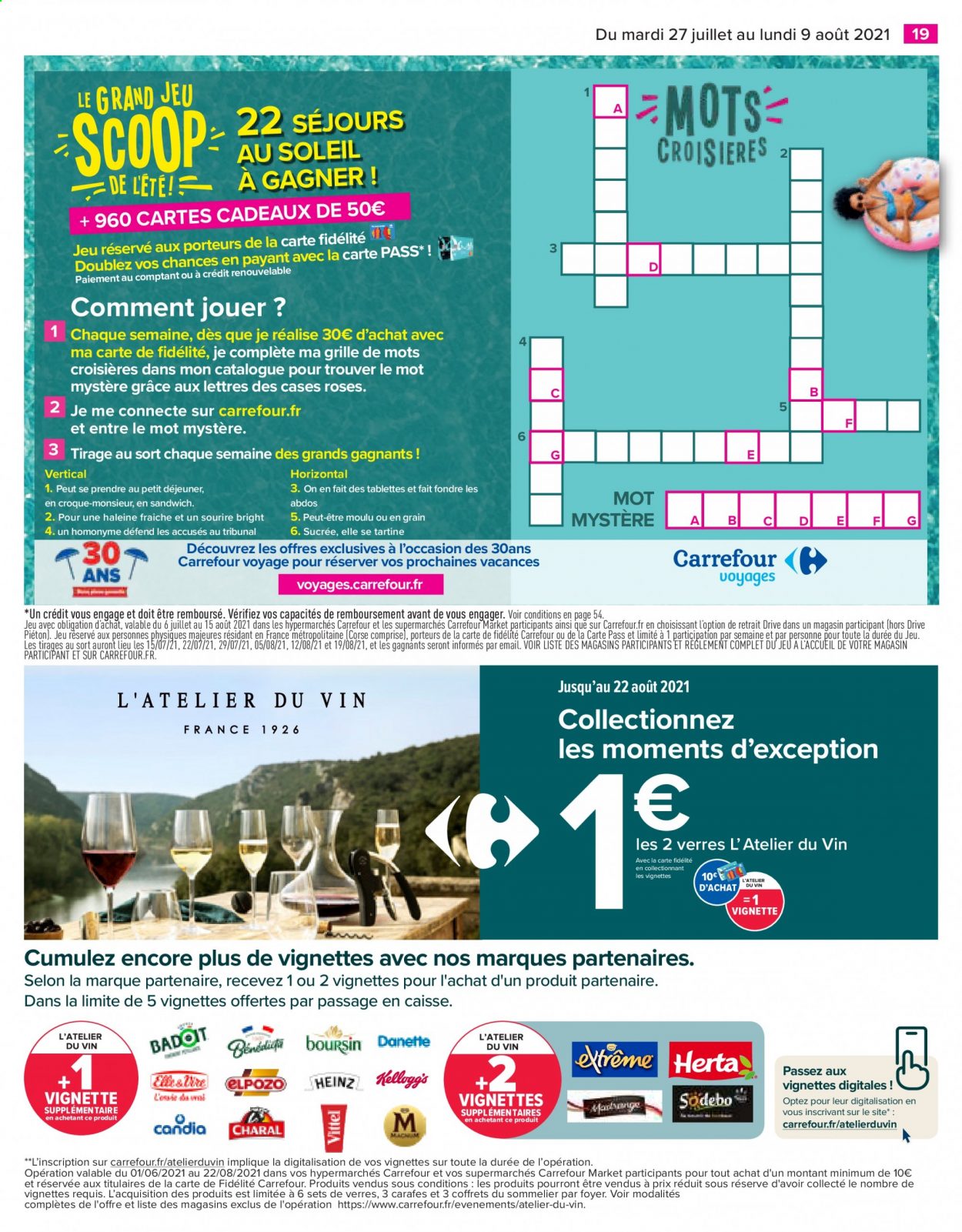 Catalogue Carrefour Hypermarchés - 27/07/2021 - 09/08/2021. Page 19