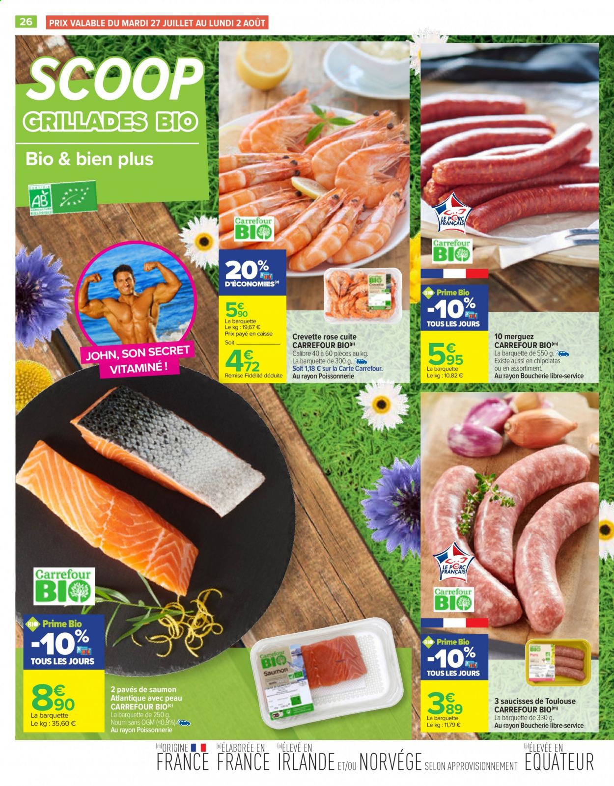 Catalogue Carrefour Hypermarchés - 27/07/2021 - 09/08/2021. Page 26