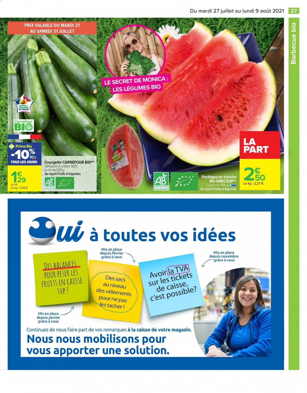 Catalogue Carrefour Hypermarchés - 27/07/2021 - 09/08/2021. Page 27