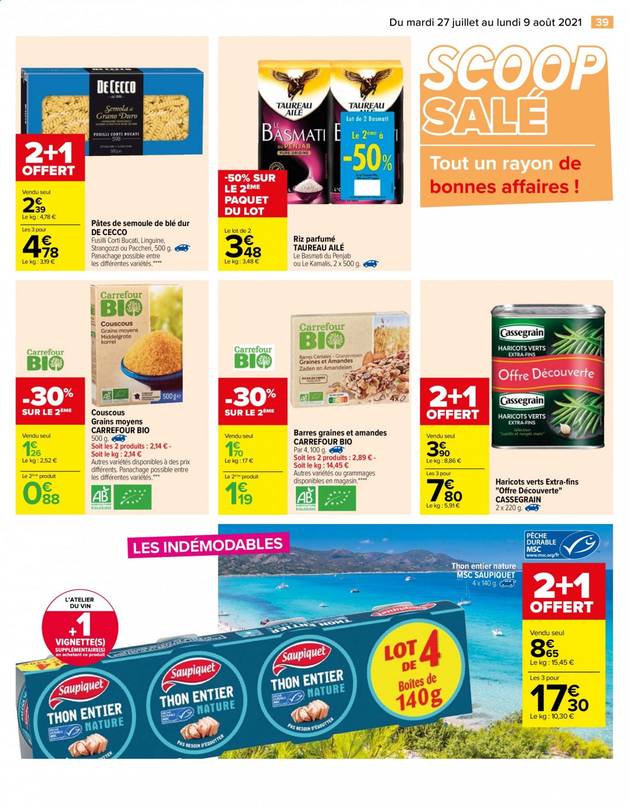Catalogue Carrefour Hypermarchés - 27/07/2021 - 09/08/2021. Page 39