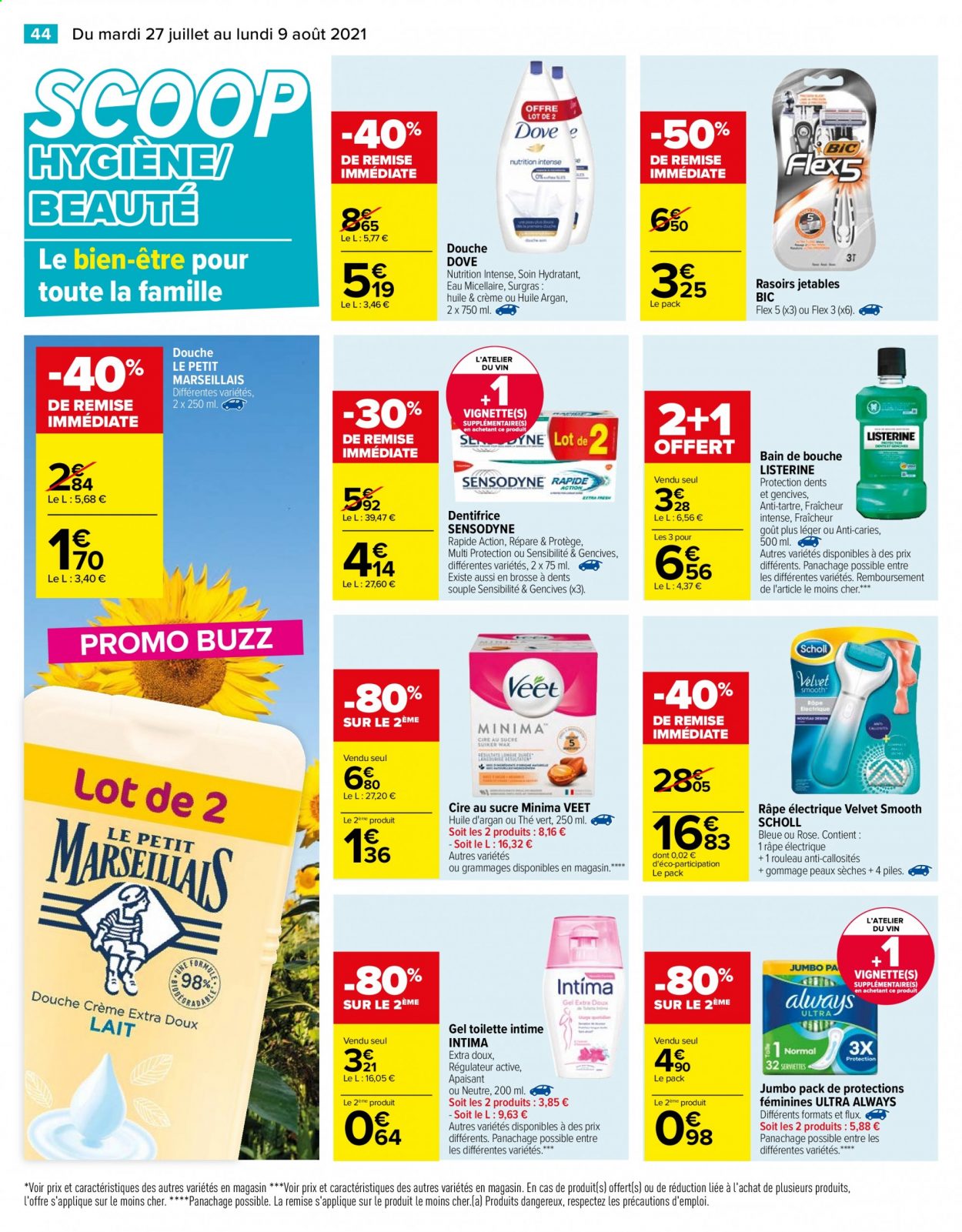 Catalogue Carrefour Hypermarchés - 27/07/2021 - 09/08/2021. Page 44
